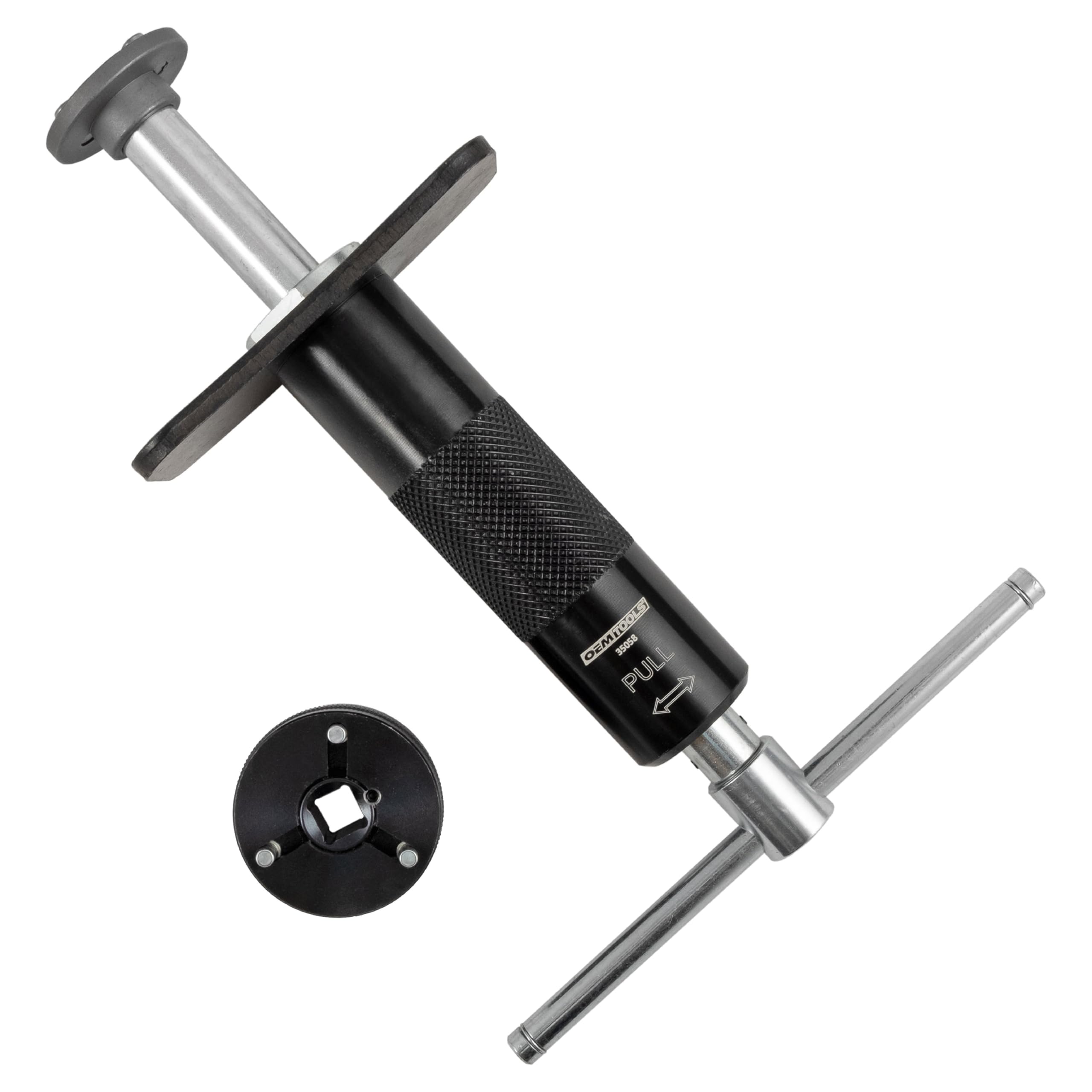 OEMTOOLS 35058 Brake Caliper Piston Rewind Tool, Spring Loaded Brake Caliper Wind Back Tool, Universal Rear Piston Brake Caliper