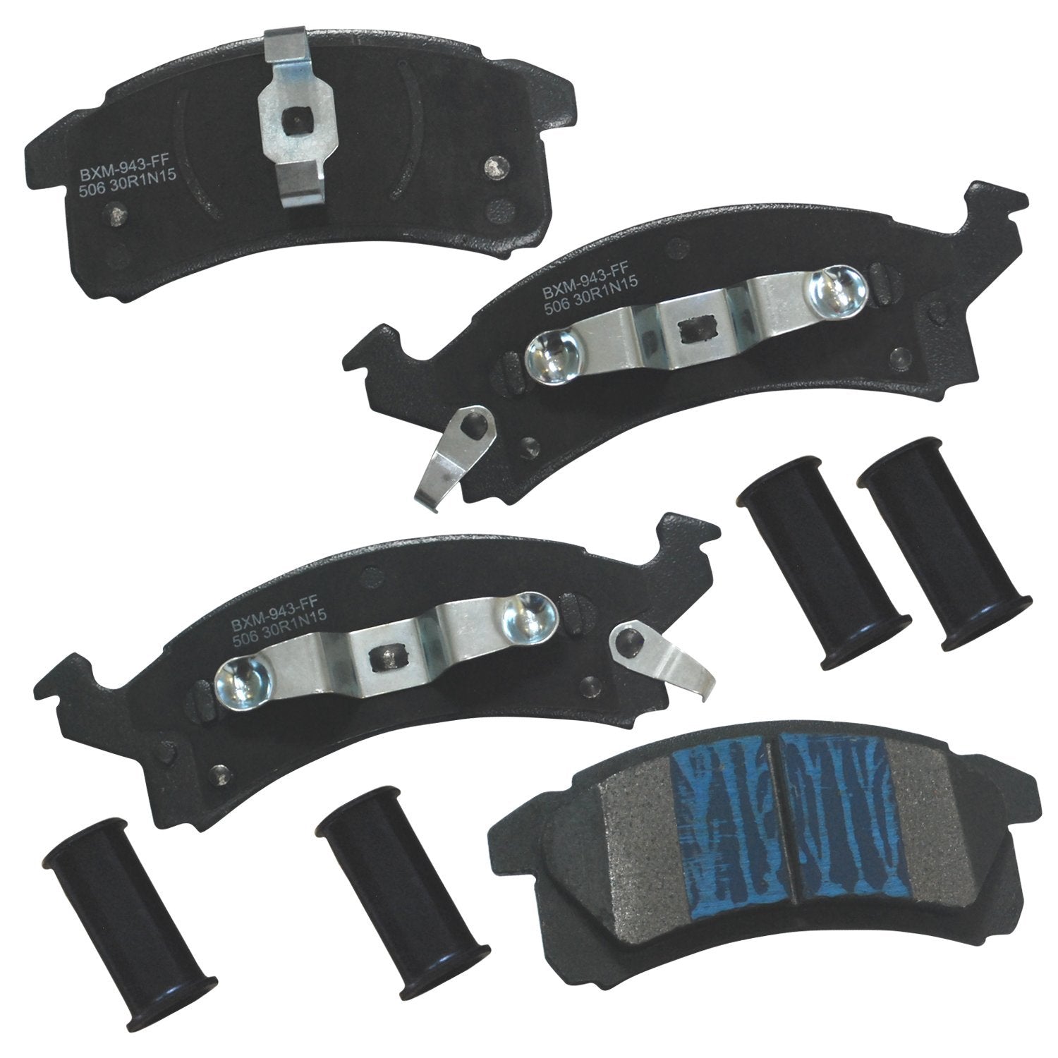 Bendix Premium Sbm506 Semi-Metallic Front Brake Pads For Select Models Buick Skylark, Chevrolet Beretta, Cavalier, Corsica, Olds