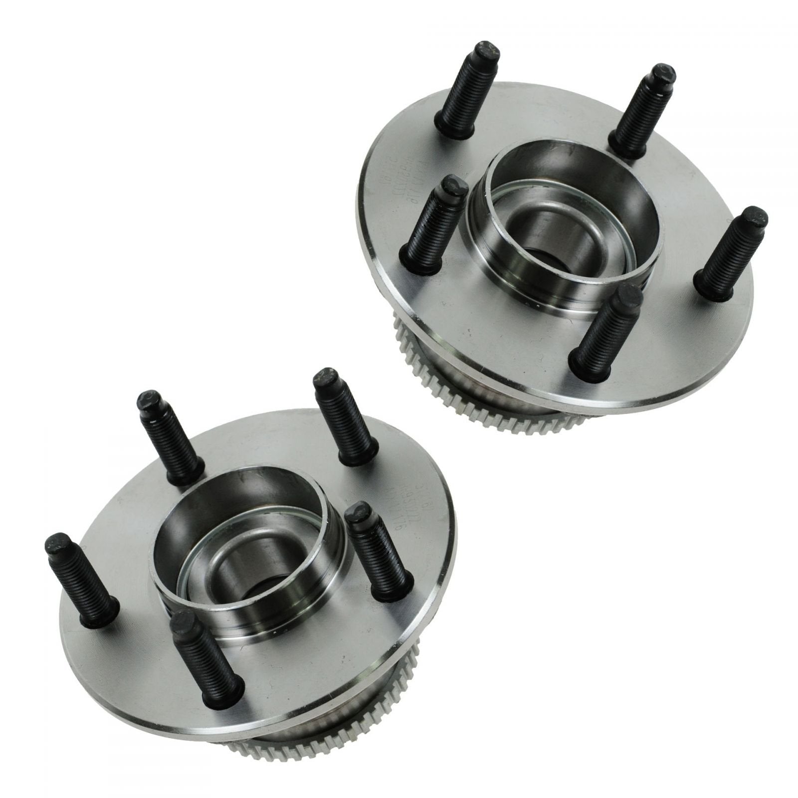 Trq Rear Wheel Hub Bearings Assembly Set Compatible With 1998-2000 Ford Taurus 1999-2000 Mercury Sable