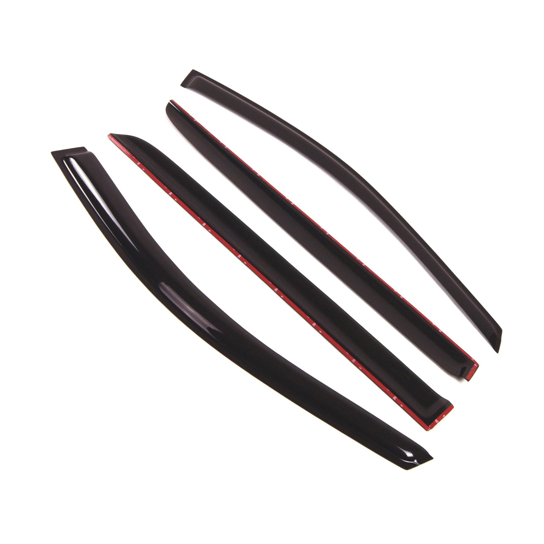 Tuningpros Outside Mount Window Vent Visors Rain Guards Compatible With Honda Odyssey 2005-2010 | Side Window Wind Deflectors Ra