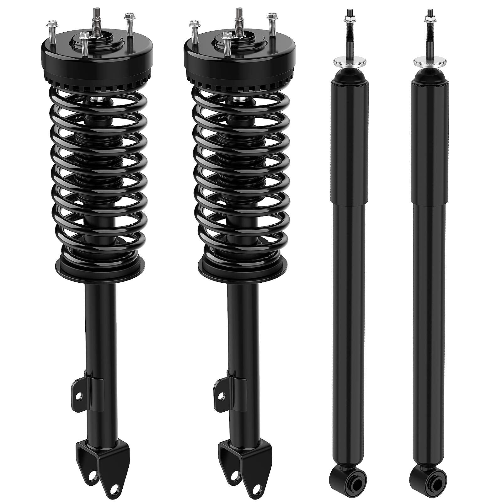 Yitamotor Front Complete Struts Rear Shocks Suspension Compatible With 2005-2010 Chrysler 300, 2006-2010 Dodge Charger, 2005-200