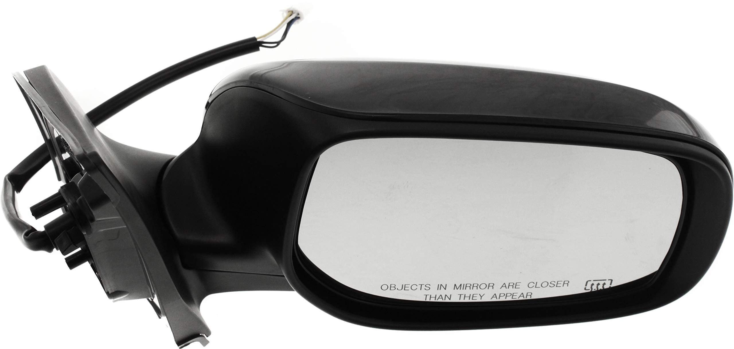 Kool Vue Passenger Side Mirror Compatible with 2009-2013 Toyota Corolla Manual Folding, Heated, Paintable, Power Glass - TO1321247