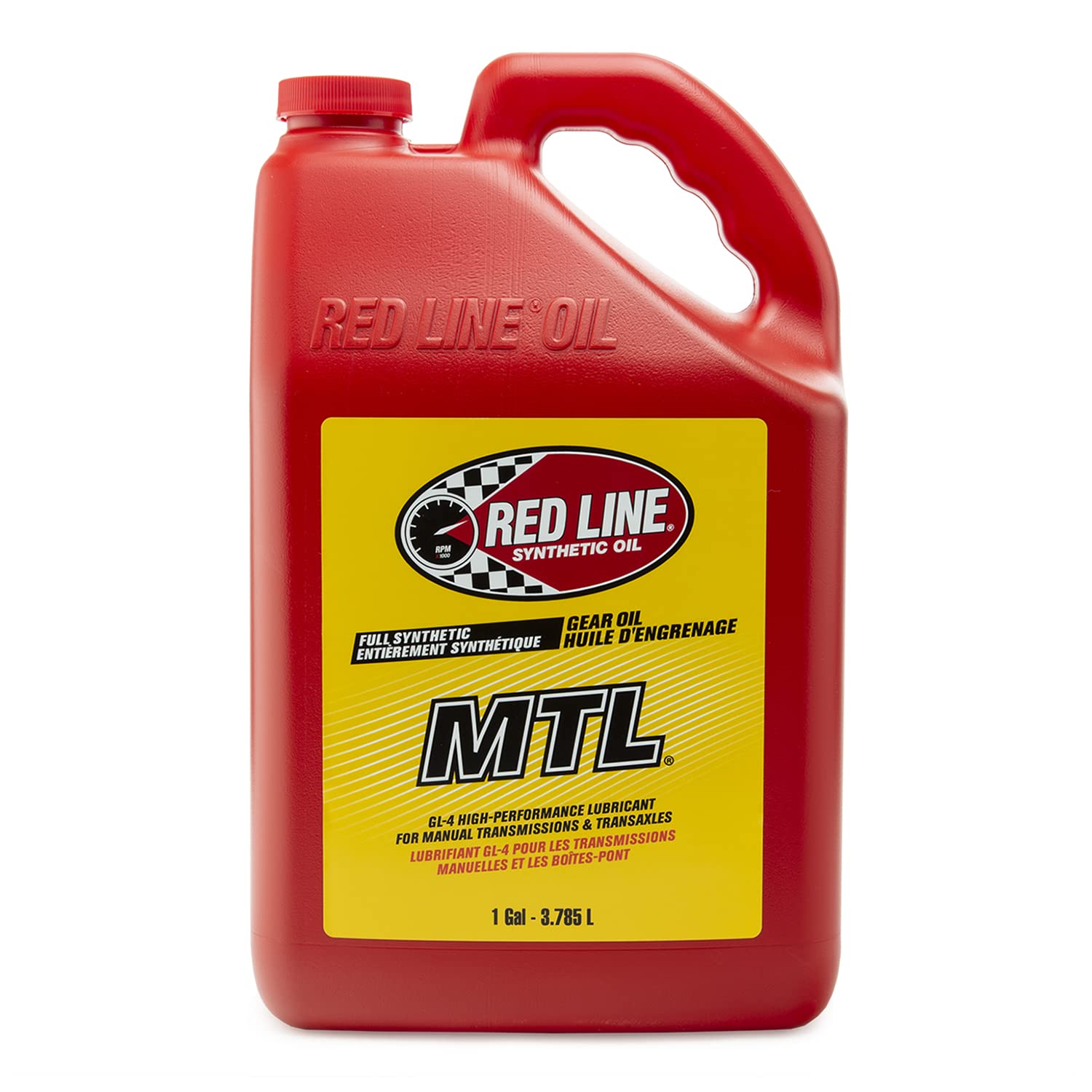Red Line 50205 Sae 75W80 Api Gl-4 Manual Transmission And Transaxle Lubricant (Mtl) Car Gear Oil - 1 Gallon