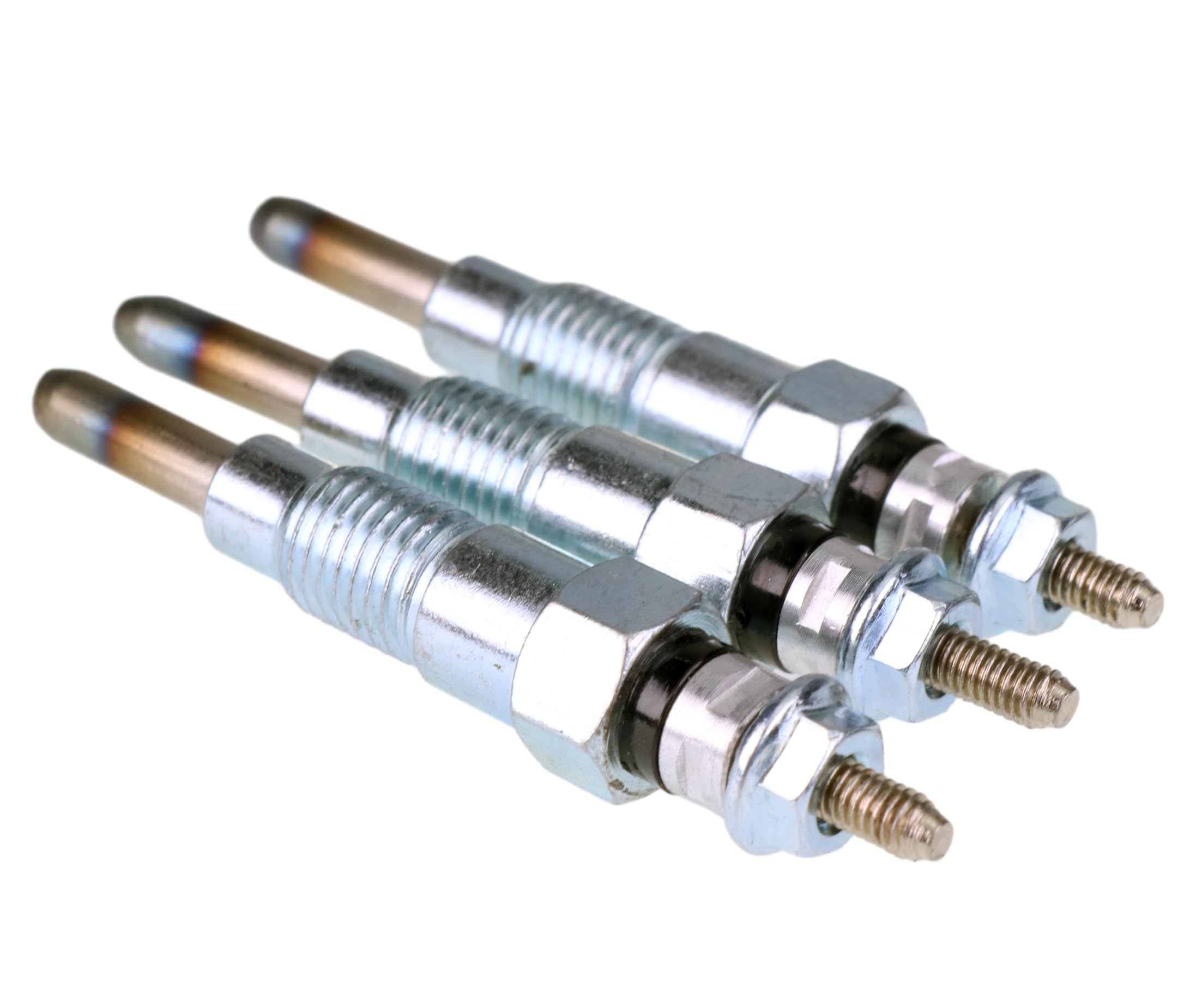 Jeenda 3Pcs Glow Plugs M811937 Miu802457 For John Deere X495 X595 X740 X744 X748 X749 X750 X754 X758 1435 1023E 1025R 1026R 2025