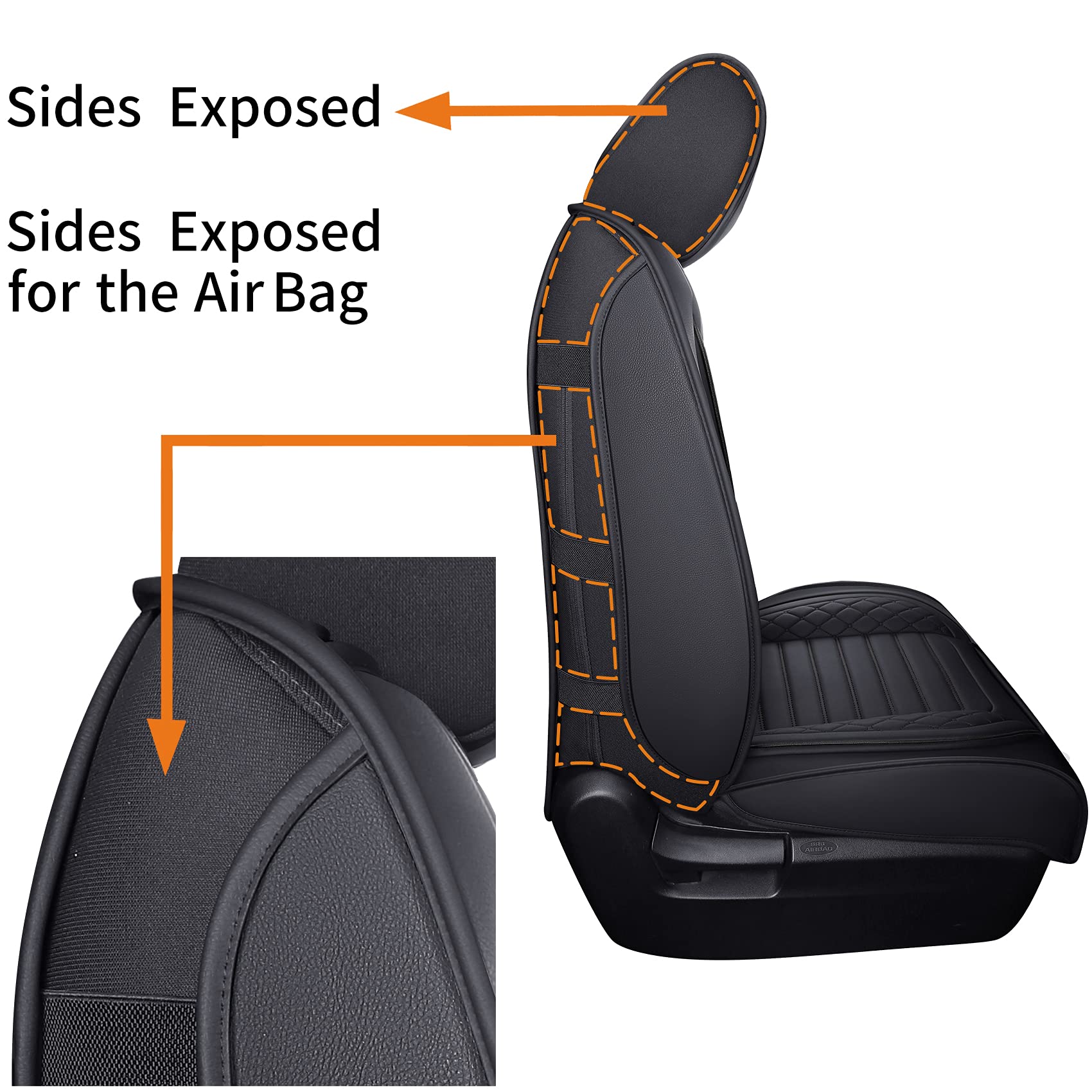 Aierxuan Car Seat Covers Full Set Compatible With Toyota Tundra Custom Fit 2008-2025 Truck Pickup Crewmax Double Cab Waterproof