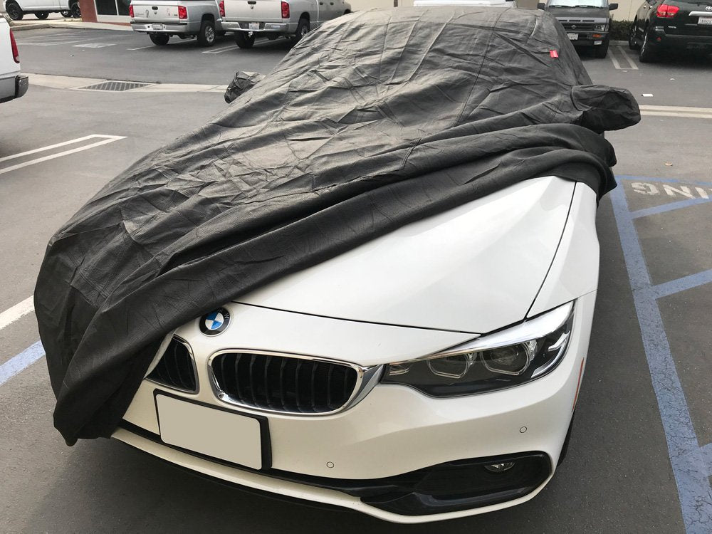 CarsCover Custom Fit 2007-2019 BMW M3 320i 328i 328d 330i 330e 335i 340i Car Cover Heavy Duty All Weatherproof Ultrashield Black