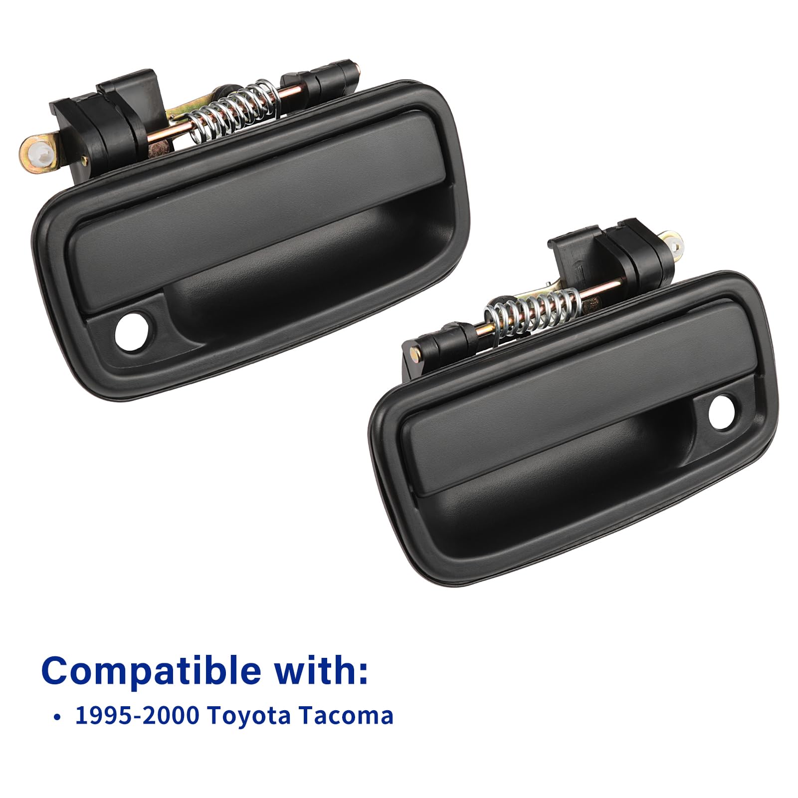 Lcyolada Exterior Door Handle & Interior Door Handle Set Compatible With 1995-2000 Toyota Tacoma,Replaces# 69220-35020, 69210-35