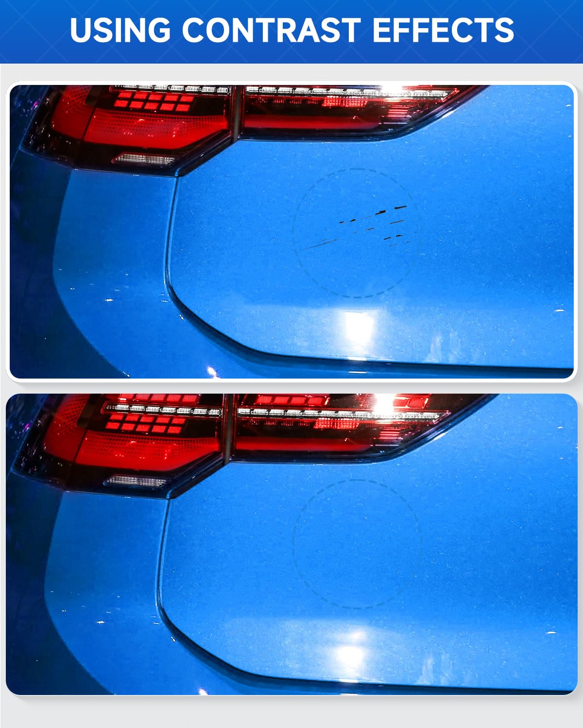 RSACET LD5C/D7 Cornflower Blue Touch Up Paint Compatible with Volkswagen Exact Match Touch Up Paint Car Scratch Repair