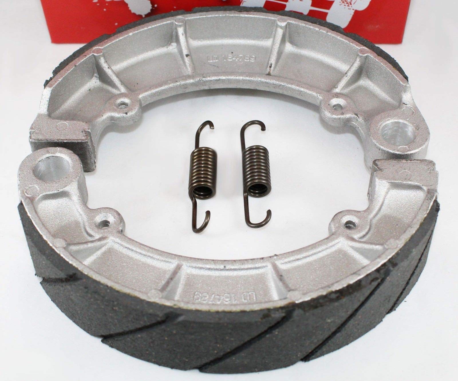 Quality Water Grooved Rear Brake Shoes & Springs For The 2001-2014 Honda Trx 500 Rubicon Atvs
