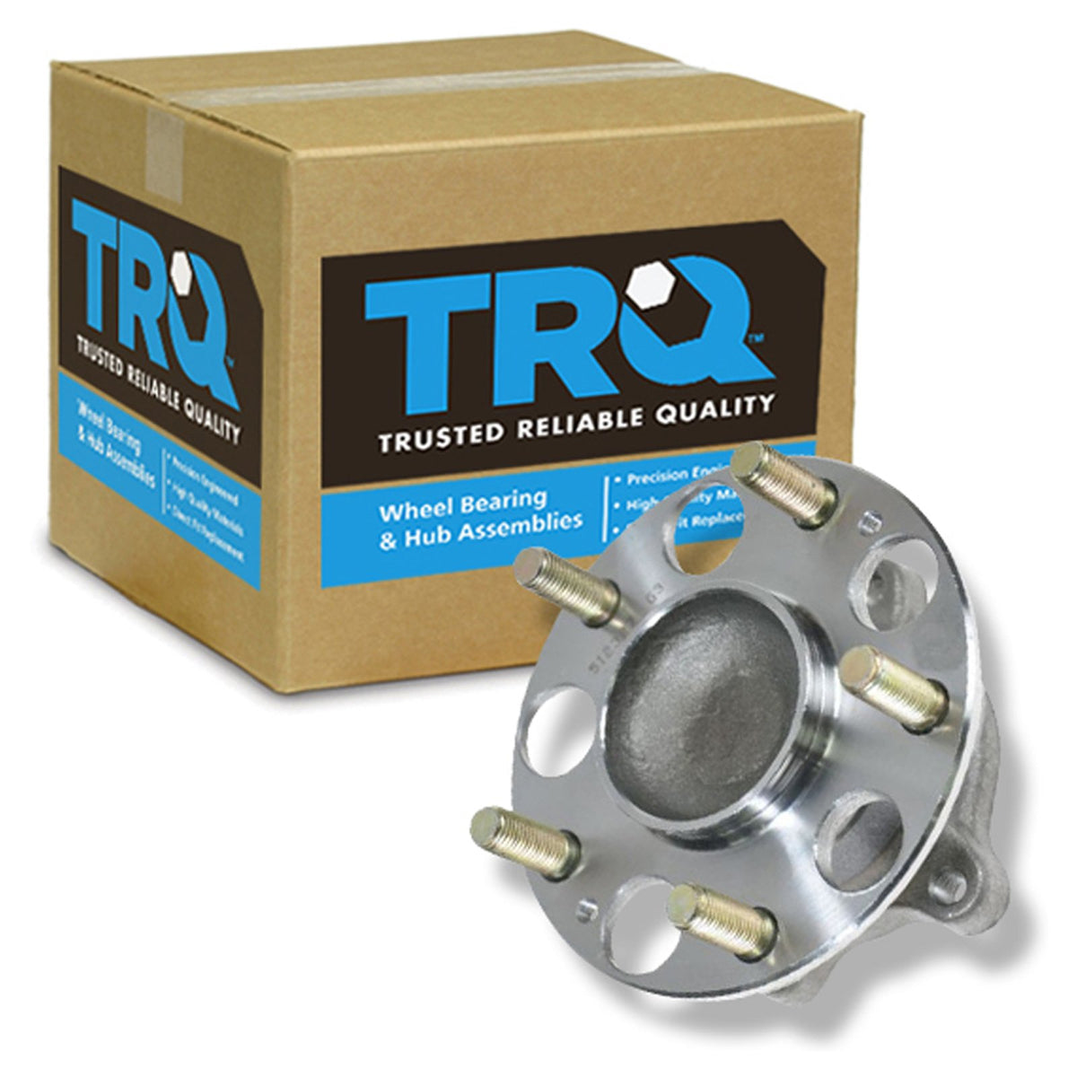 Trq Rear Left Right Wheel Hub Bearing Assembly Driver Passenger Side Compatible With 2004-2008 Acura Tsx 2005-2007 Honda Accord