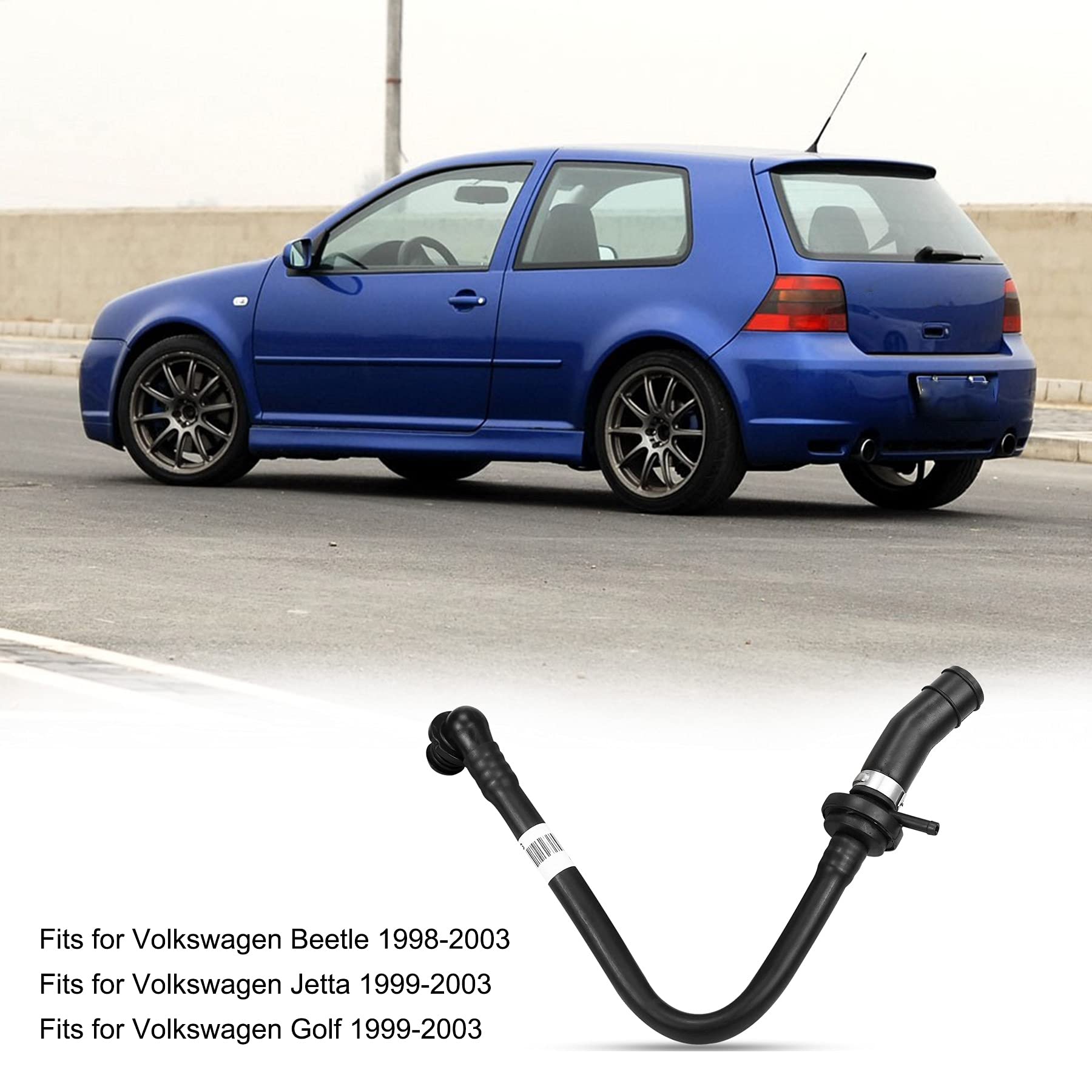 Brake Booster Vacuum Hose Fit For Vw Jetta Golf Beetle Alh Tdi Audi, J0612041Gd