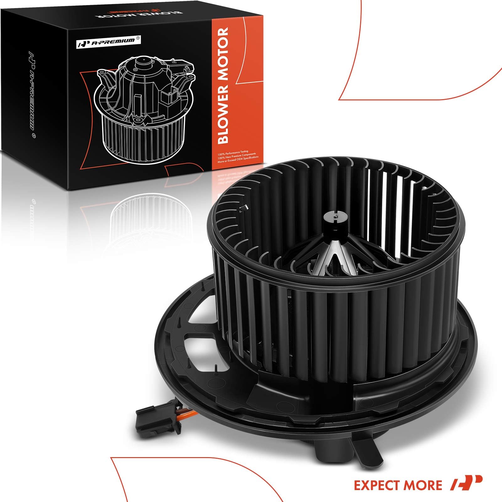 A-Premium Heater Blower Motor With Fan Cage Replacement For Bmw 128I 135I 323I 325I 328I 335I X1 X3 X5 Z4