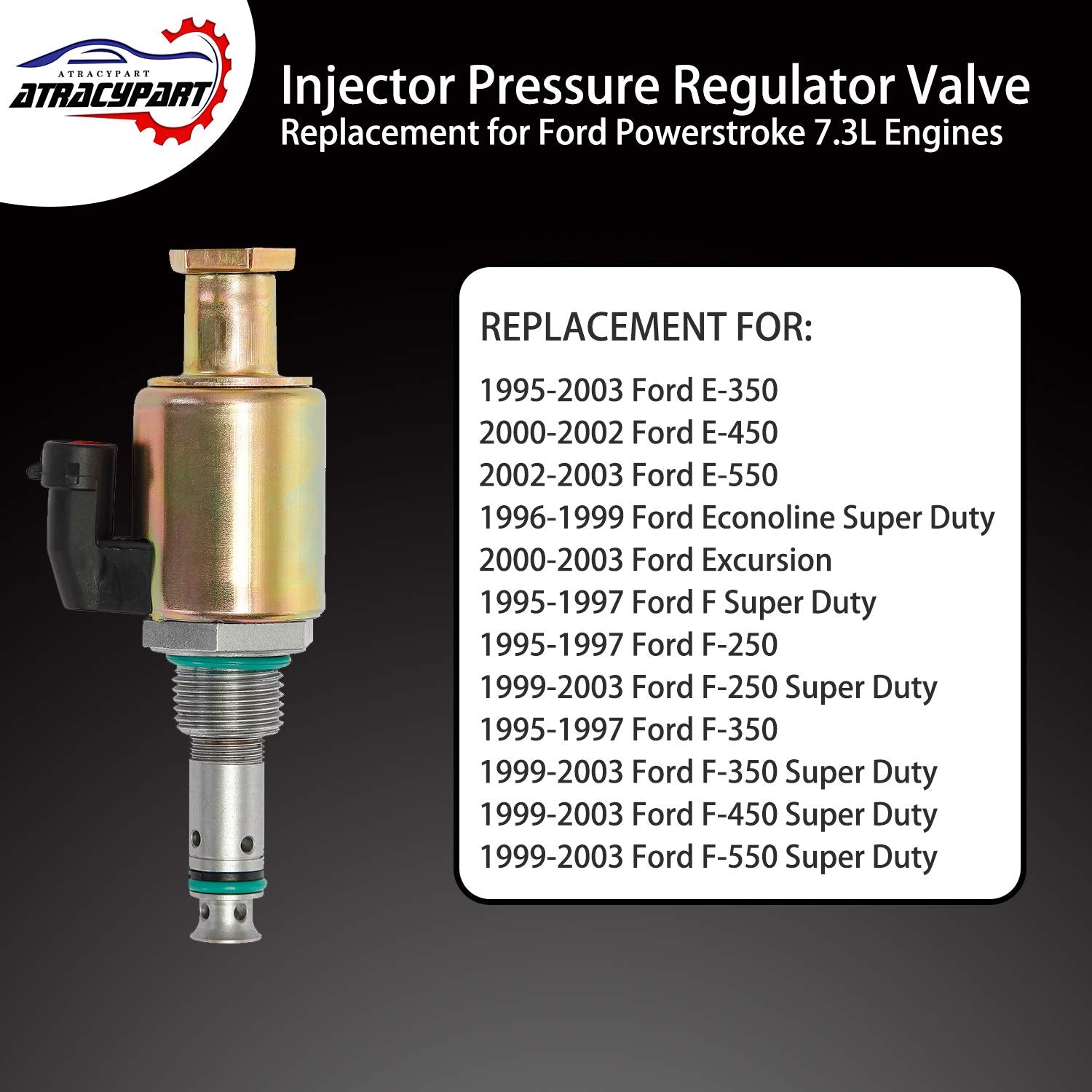 7.3 powerstroke IPR Valve with ICP Control Sensor and Pigtail | Replacement for 1995-2003 Ford F250 F350 F450 F550 Super Duty E3