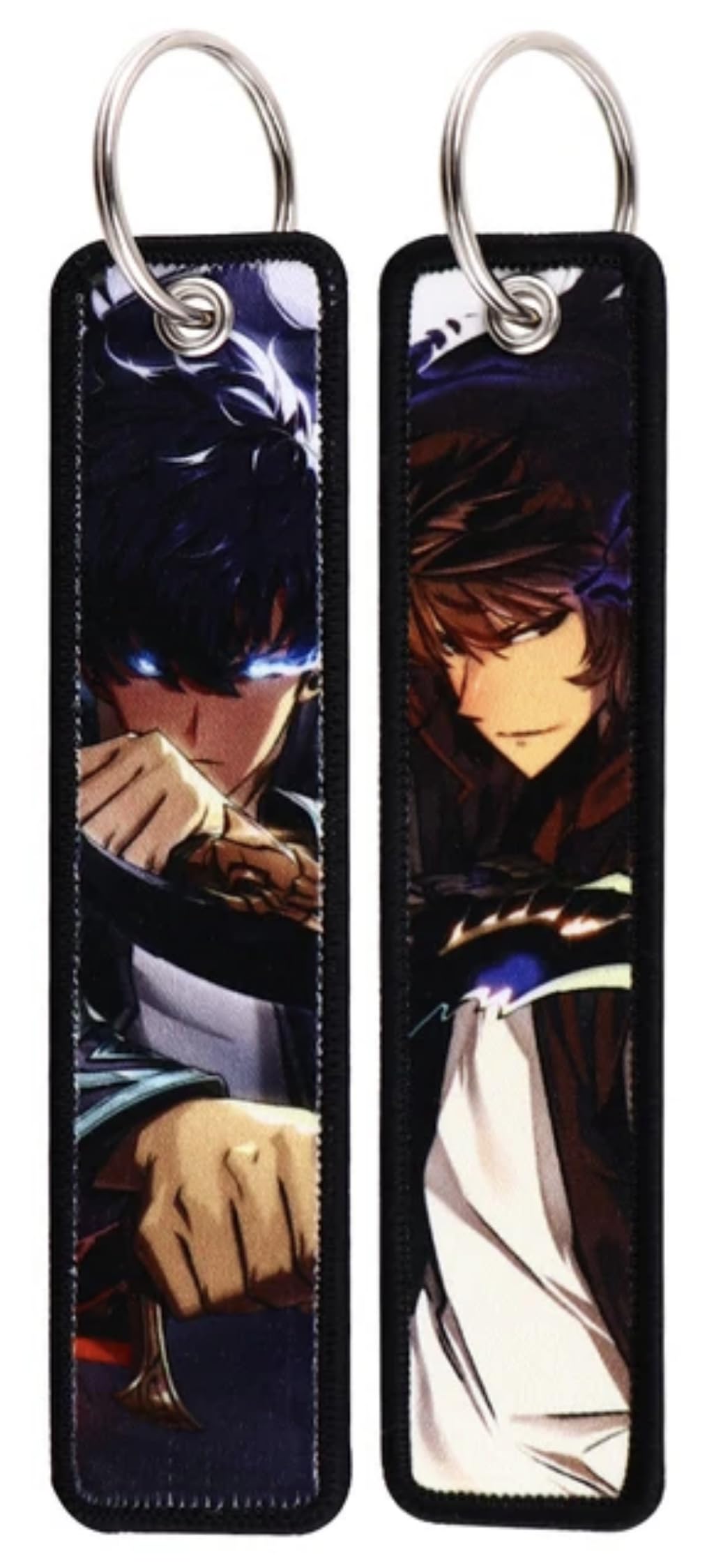 Pinstant Solo Leveling Only I Level Up South Korean Web Novel Comic Webtoon Anime Manga Keychain Key Tag Chain Fob Ring
