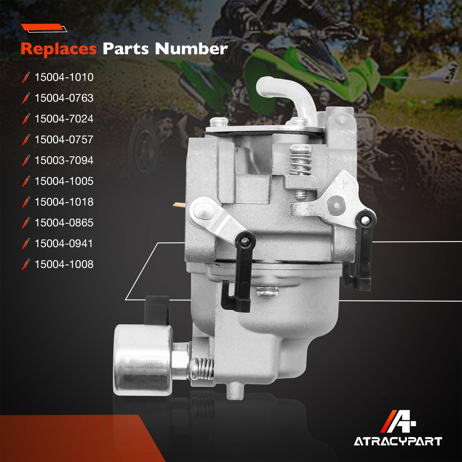 Carburetor With Gaskets For Kawasaki Fh641V Fh661V Fh721V Fx850V 22 Hp Engine Carb Replaces# 15004-1010, 15004-7024, 15004-0757,