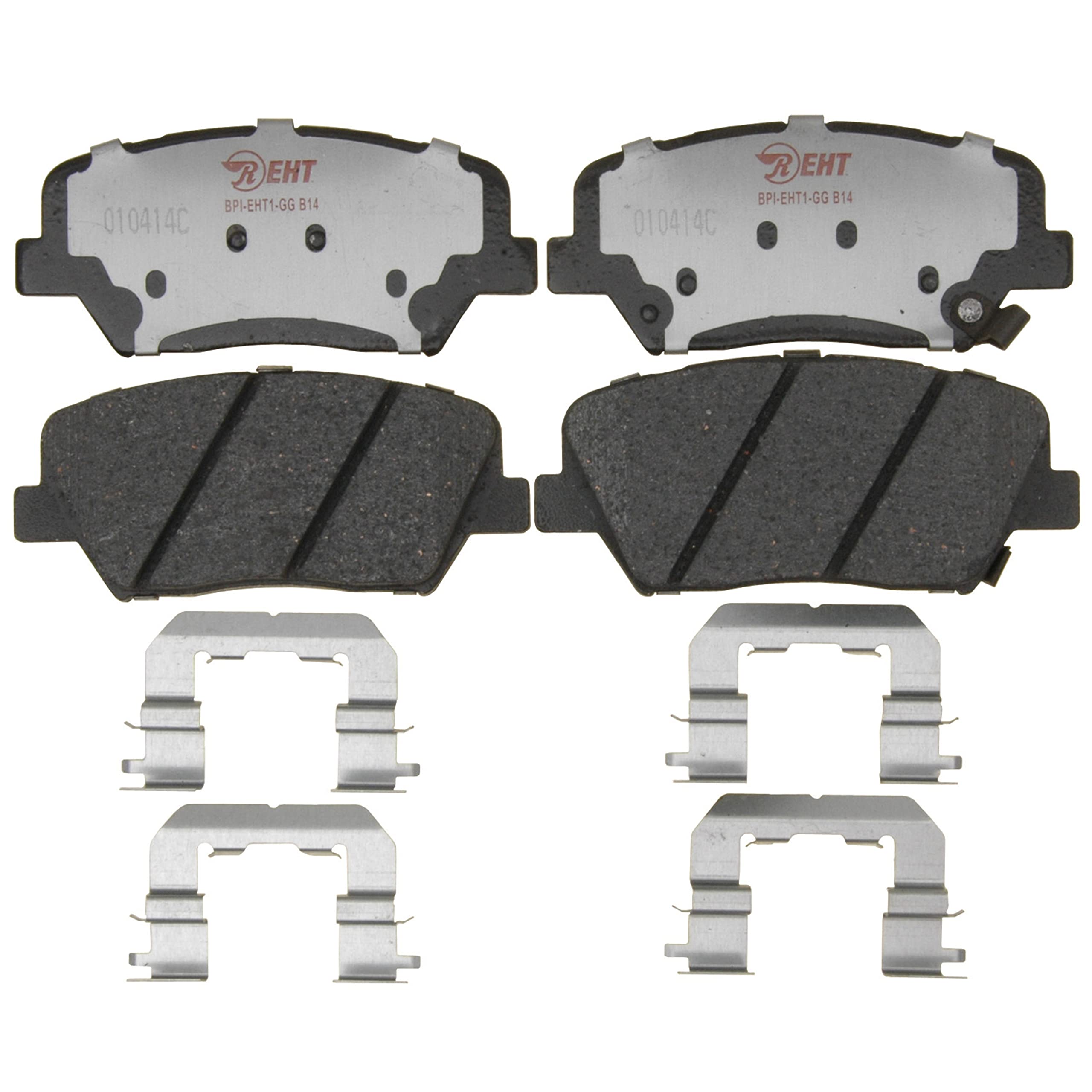 Raybestos Element3 Eht Automotive Replacement Front Brake Pad Set For Selected Hyundai (Azera/Santa Fe), Kia (Rondo/Sorento) Mod