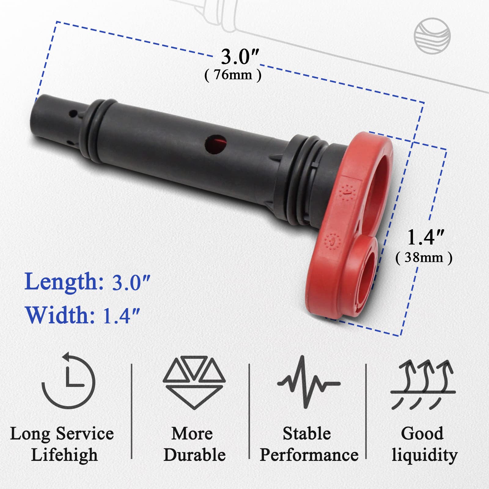 17130-5A2-A01 Upgrade Oem Factory Pcv Valve Assembly For 2013-2017 Honda Accord,2016-2019 Honda Civic,2015-2019 Honda Cr-V,2016-