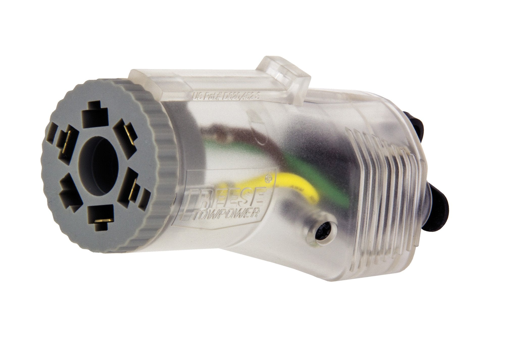 Reese Towpower 78117 7-Way to 4-Way Flat Adapter with Tow-Glo