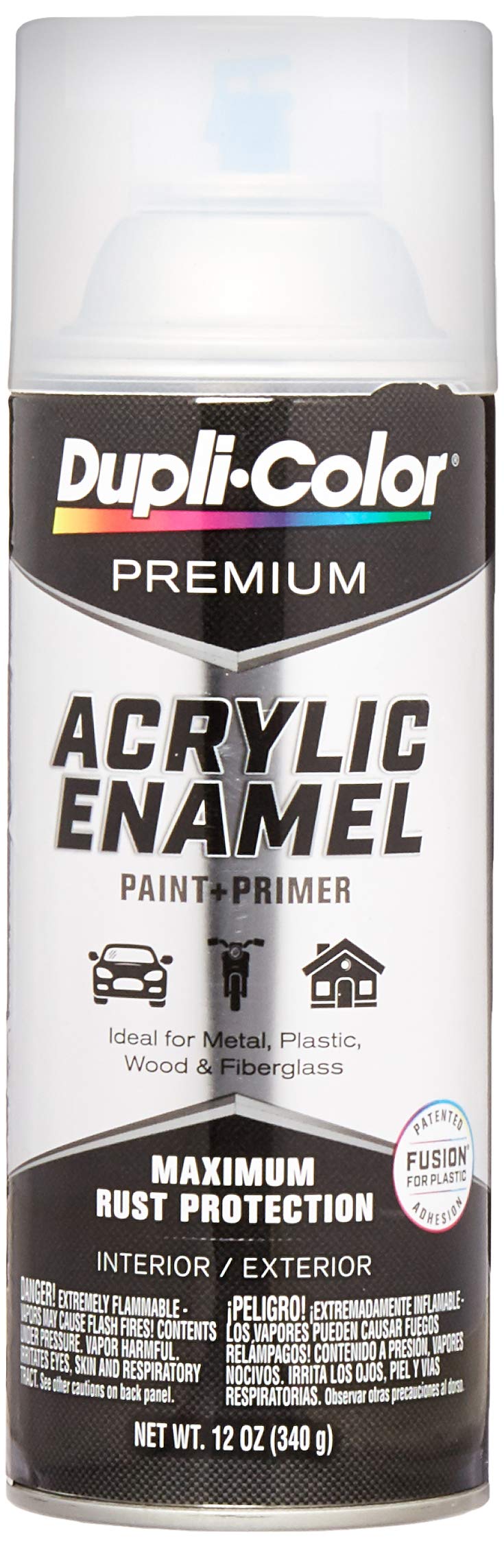 Dupli-Color Epae11400 Premium Acrylic Enamel Spray Paint - Gloss Clear - 12 Oz. Aerosol Can