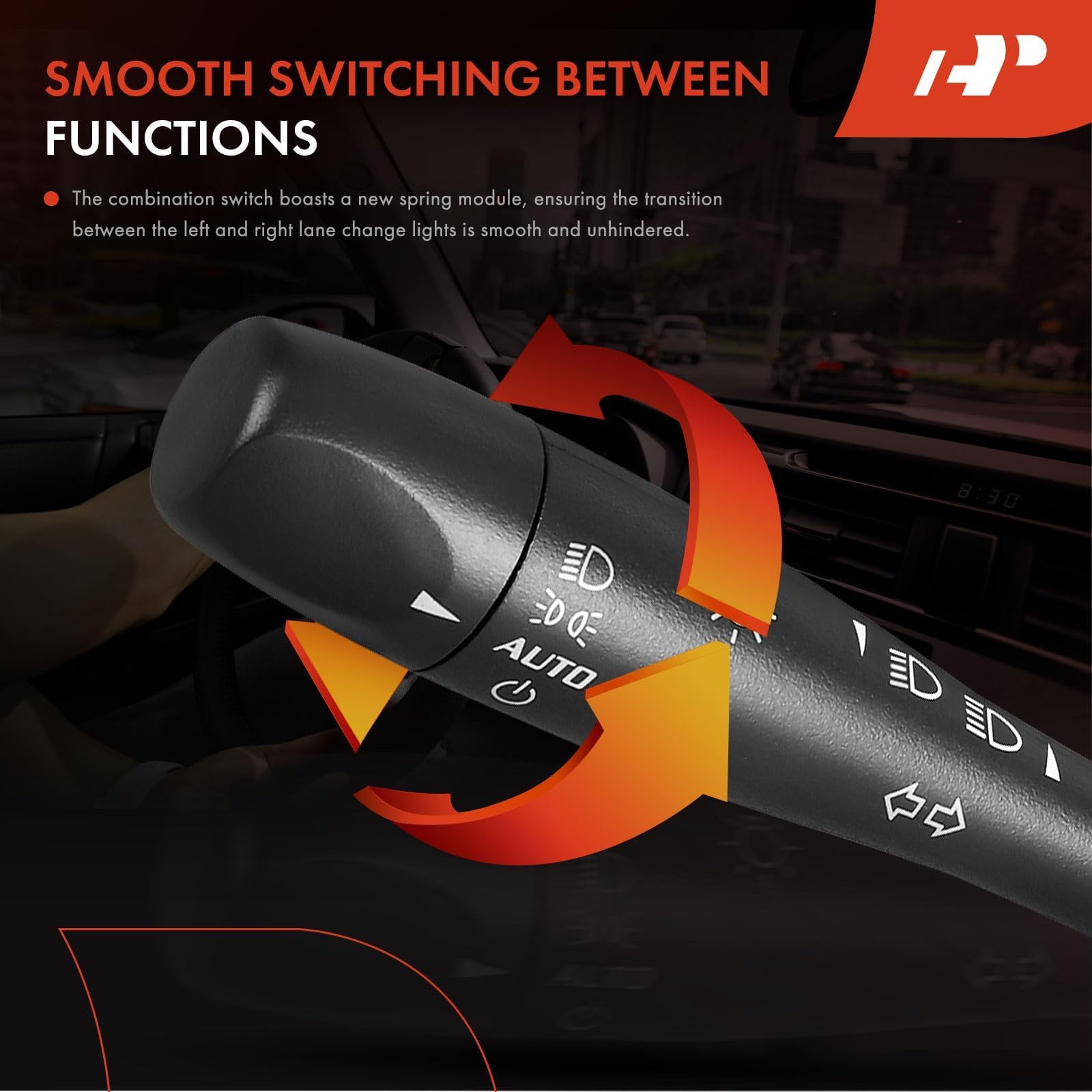 A-Premium Turn Signal Switch Replacement for Chevy Malibu 2004-2012 Pontiac G6 2005-2010 Saturn Aura 2007-2009# 20940369 Headlam