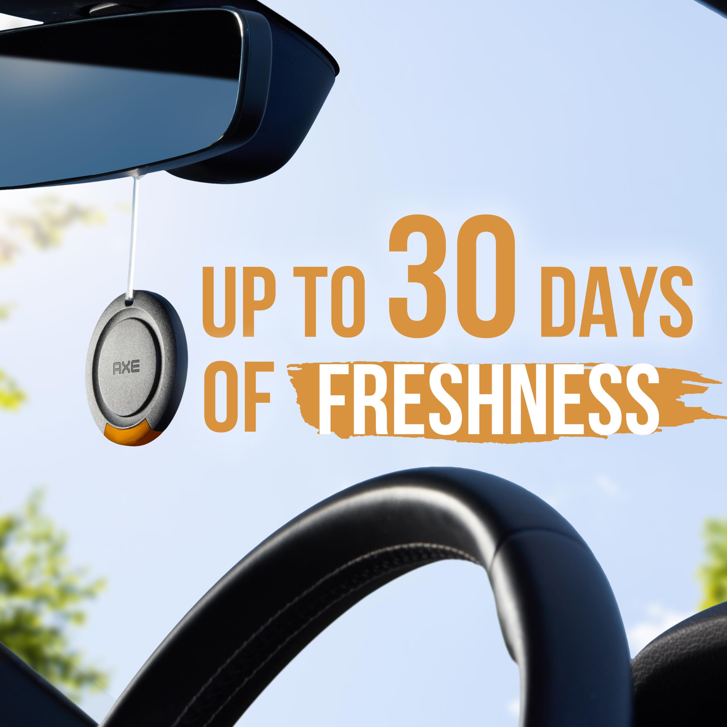 AXE 3D Hanging Gel Car Air Freshener (Dark Temptation Scent, 1 Pack)