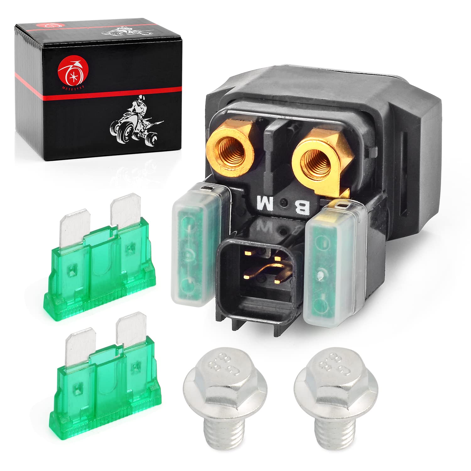 Moto1988 Solenoid Starter Relay For Yamaha Raptor 700 700R Yfm700 2006-2022 Rhino 450 Yxr450 2007-2008 Rhino 660 Yxr660 2007