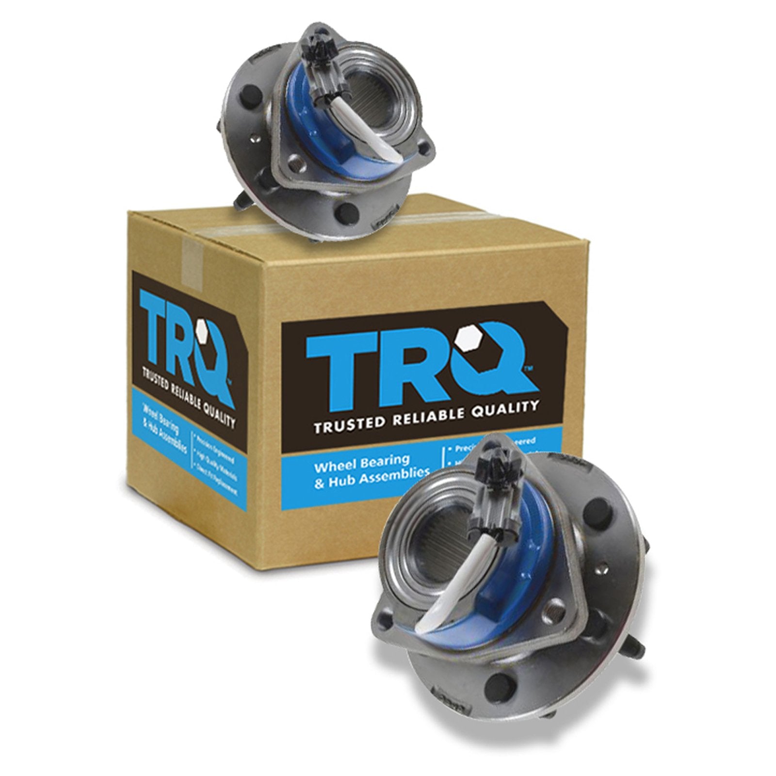 Trq Front Rear Wheel Hub Bearings Assembly Set Compatible With 2006-2007 Buick Terraza 2006-2008 Chevrolet Uplander 2006 Pontiac