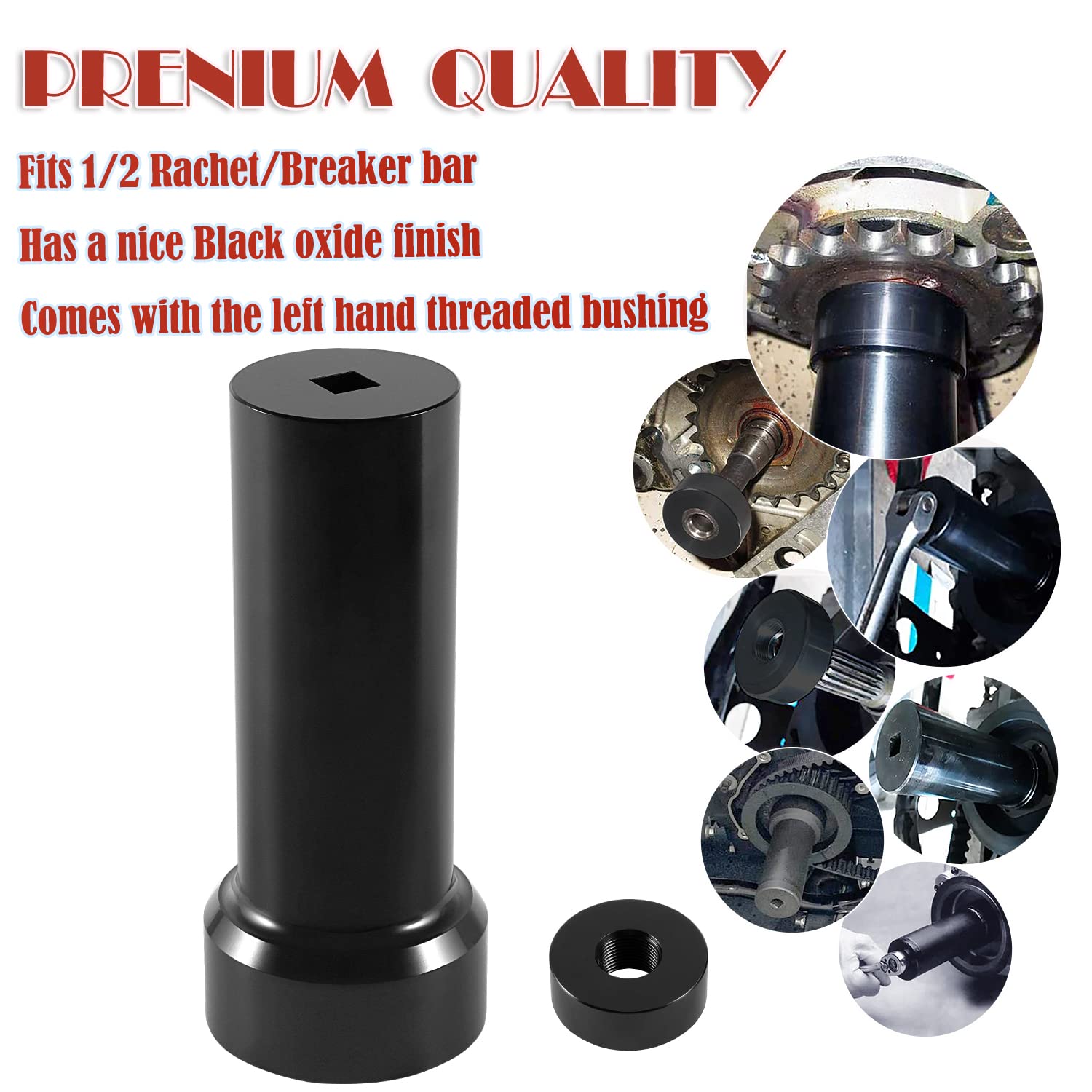 E-Cowlboy For Harley-Davidson Twin Cam &Dyna Tools Twin Cam Mainshaft Sprocket Socket Tool 2 1/4''(Fits: Dyna)