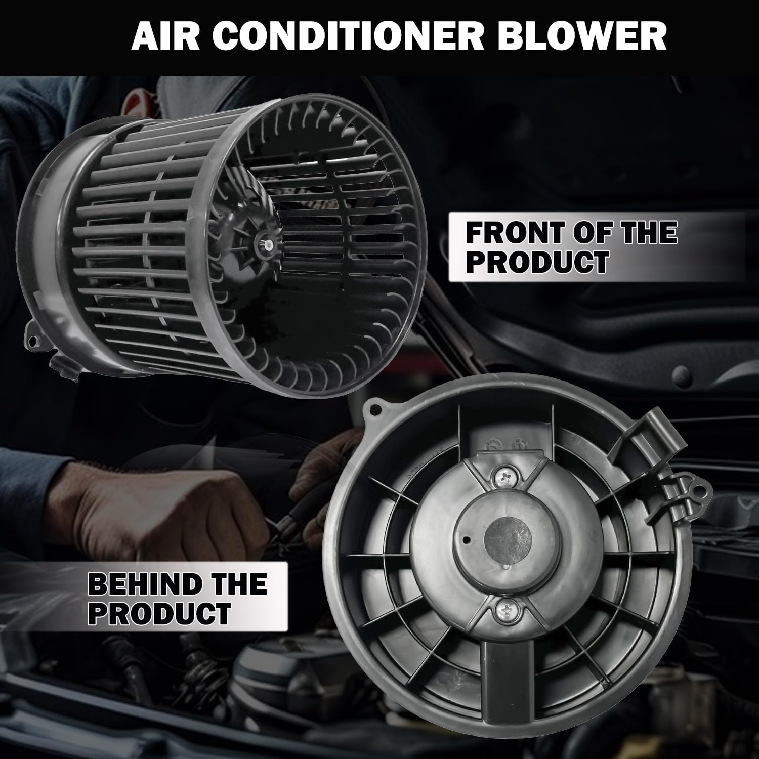 Aspligo 700323 Front Ac Heater Blower Motor Fan Fit For Nissan Rogue 2.5L 2014 2015 2016 2017 2018 2019 ,Rogue Sport 2.0L 2017 2