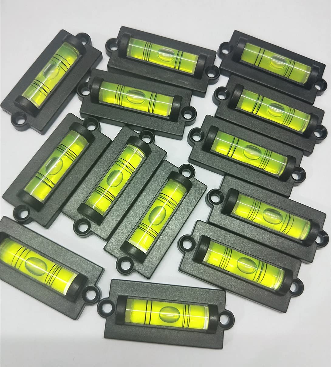 Sizikjxghwyi 4Pcs Rv Standard Levels With Screw, Rv Levelers Leveling Tools Bubble Spirit Level For Leveling Travel Trailer, Motorhome, Camping