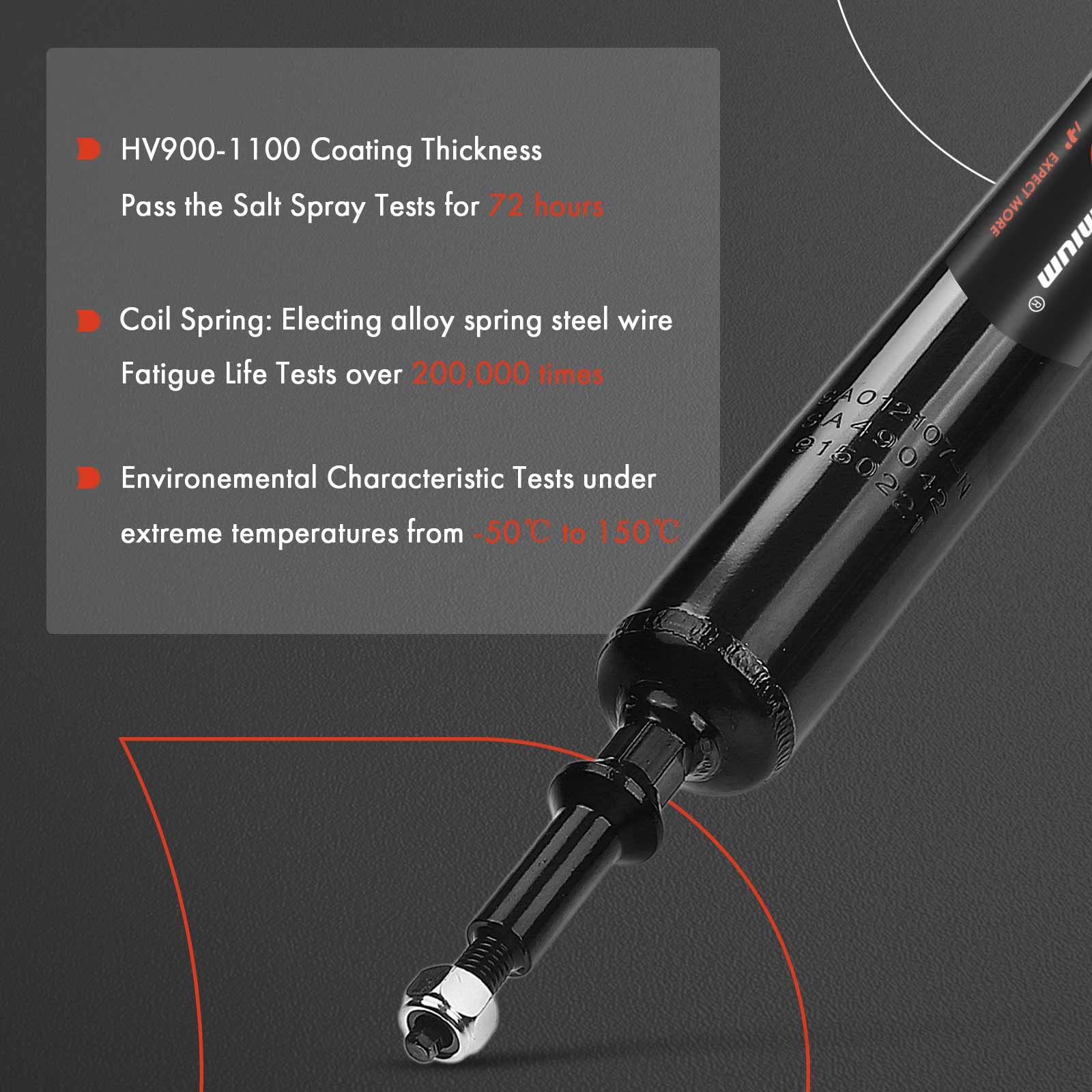 A-Premium Rear Pair (2) Strut Shock Absorber Compatible With Bmw 128I 135I 2008-2013 325I 2006 328I 335I 2007-2013 330I 335D 335Is