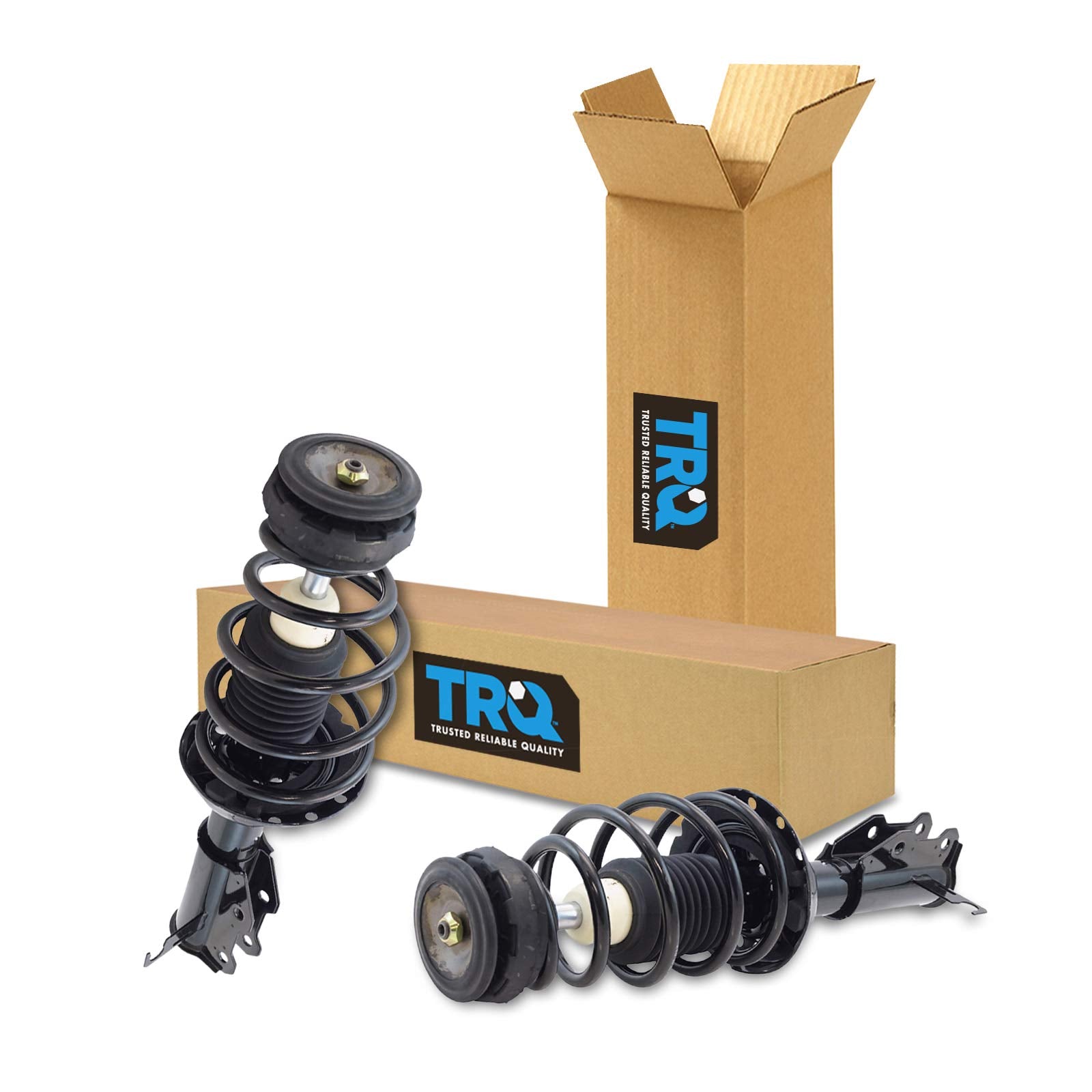 Trq Front Strut & Coil Spring Assembly Set Driver & Passenger Sides Compatible With 13 Chevrolet Malibu