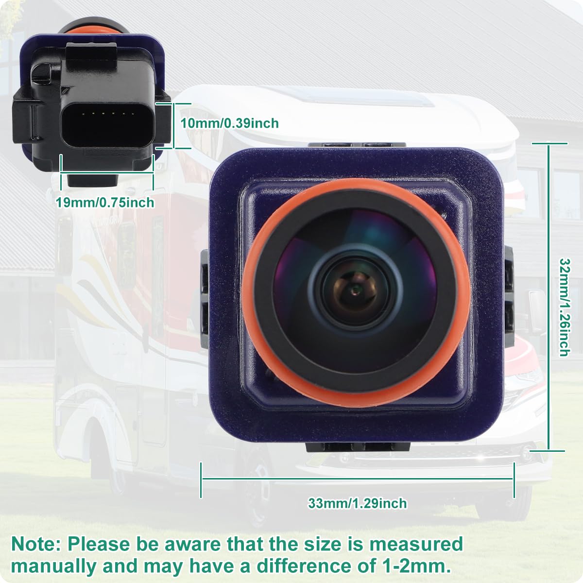 Eg1Z-19G490-A Rear View Backup Camera Replacement For Ford Taurus/Taurus Sho/Taurus Police 2013-2019, Replaces Oe# Dg1Z-19G490-A