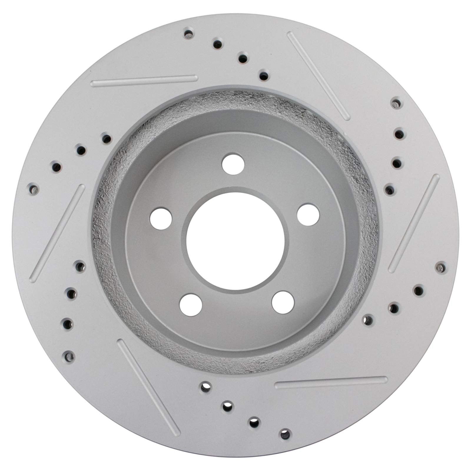 Trq Front Performance Brake Rotors Set Premium G-Coated Compatible With 1999-2001 Jeep Cherokee 1997-2006 Wrangler