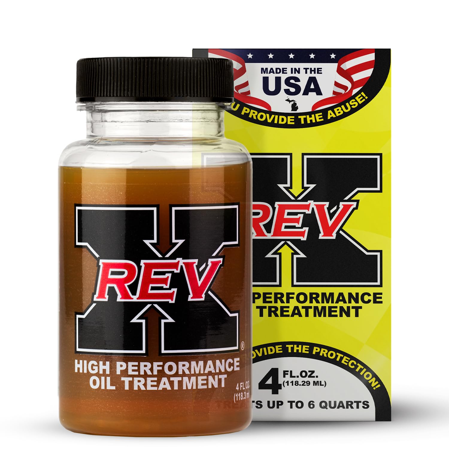 REV X High Performance Oil Additive - 4 fl. oz. (4 Pack)