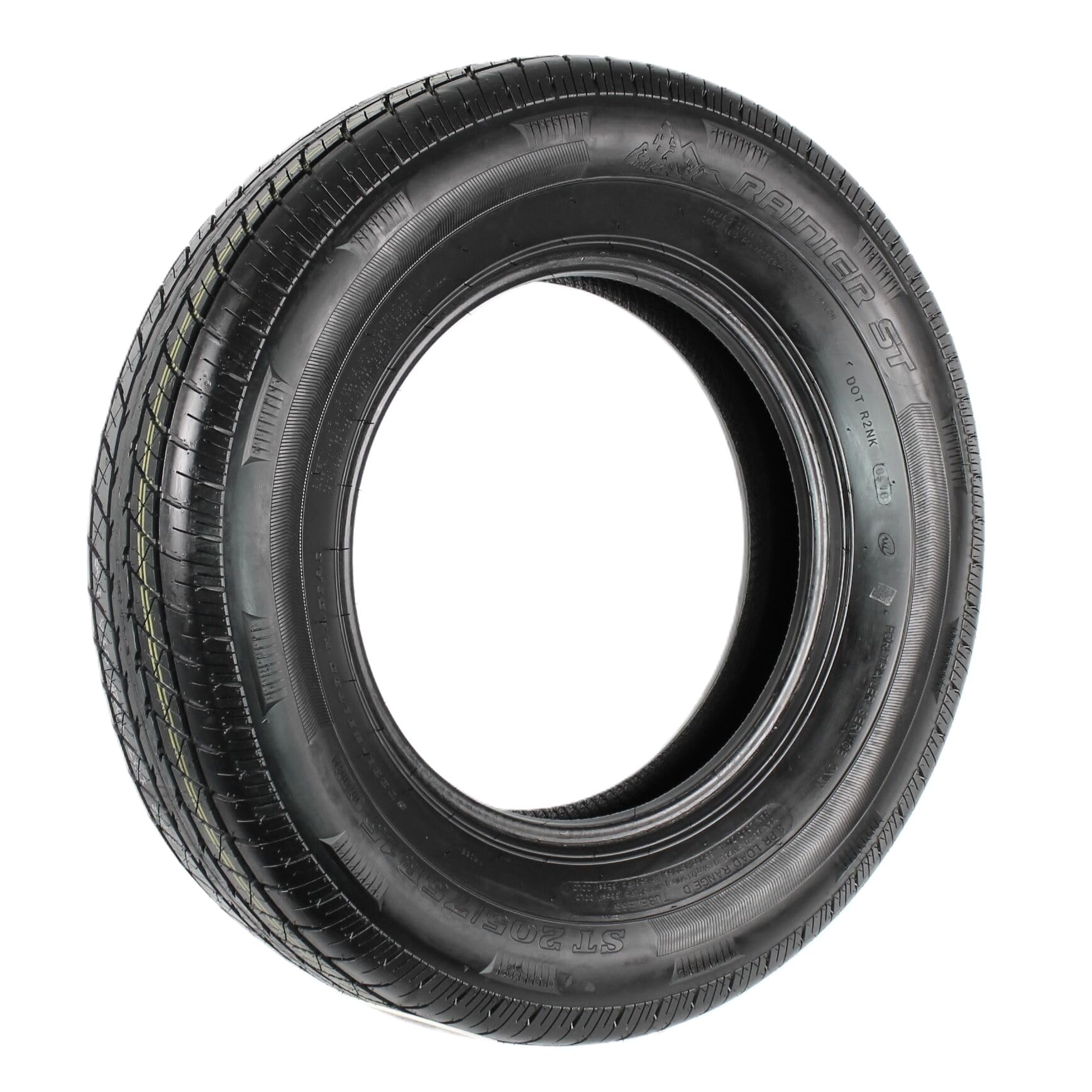 Ecustomrim St205/75R15 Steel Belted Radial Trailer Tire Load Range D 2150# 205/75 R 15-6 Year Warranty W/Free Roadside