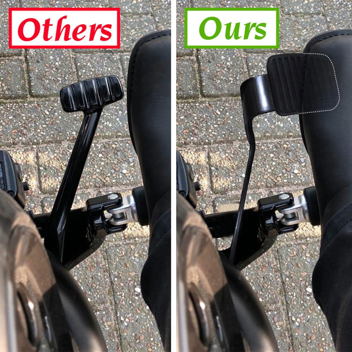 For Harley Softail Rider Extended Standard Forward Control Kit W/Footboards Floorboards 2018-Up (Black Forward Control)