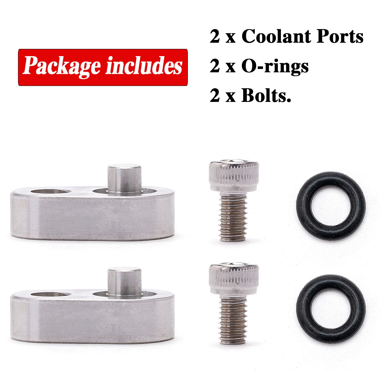 Rjsphh Ls Steam Vent Coolant Crossover Ls Throttle Body Bypass Cylinder Head Coolant System Air Blead Plug Plates Billet Compati