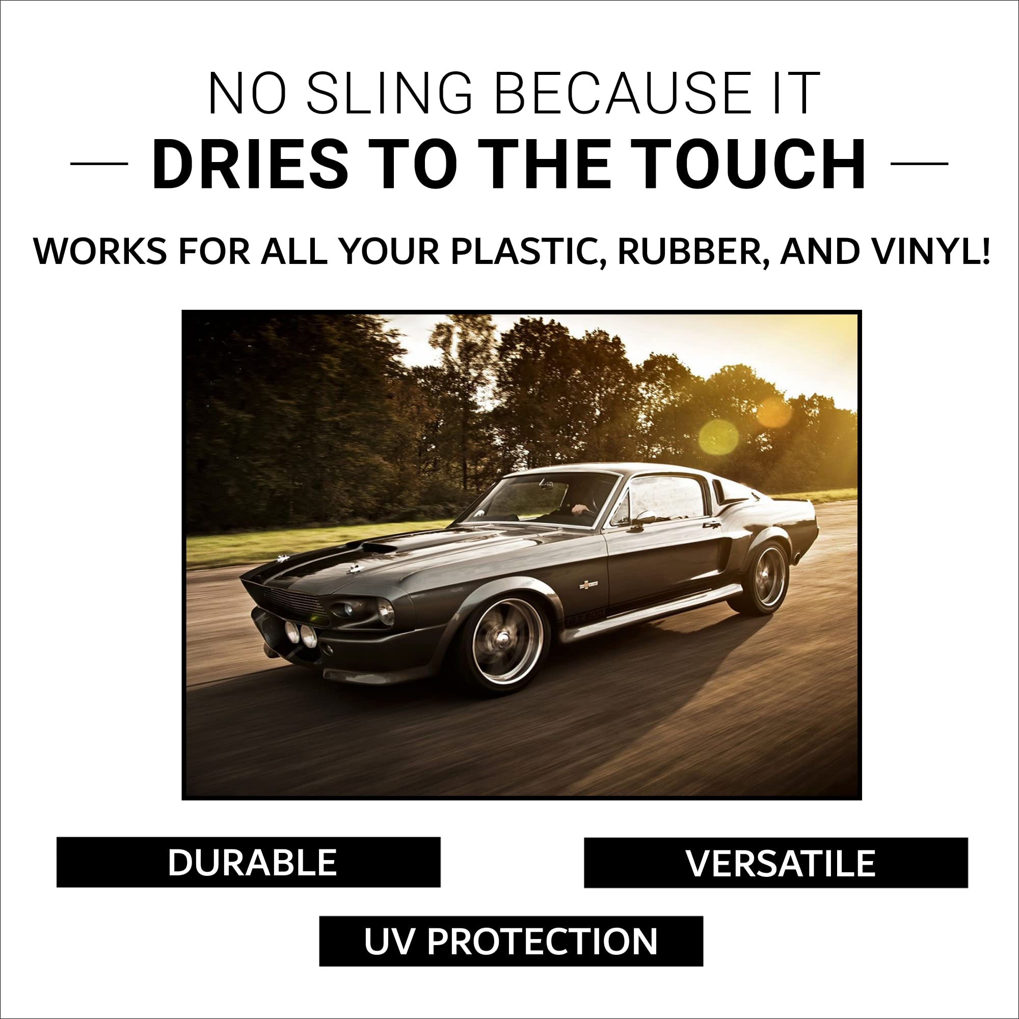 CAR GUYS Tire Shine 1 Gallon Refill - Durable Tire Dressing with Long Lasting UV Protection - Perfect Shine for All Tires