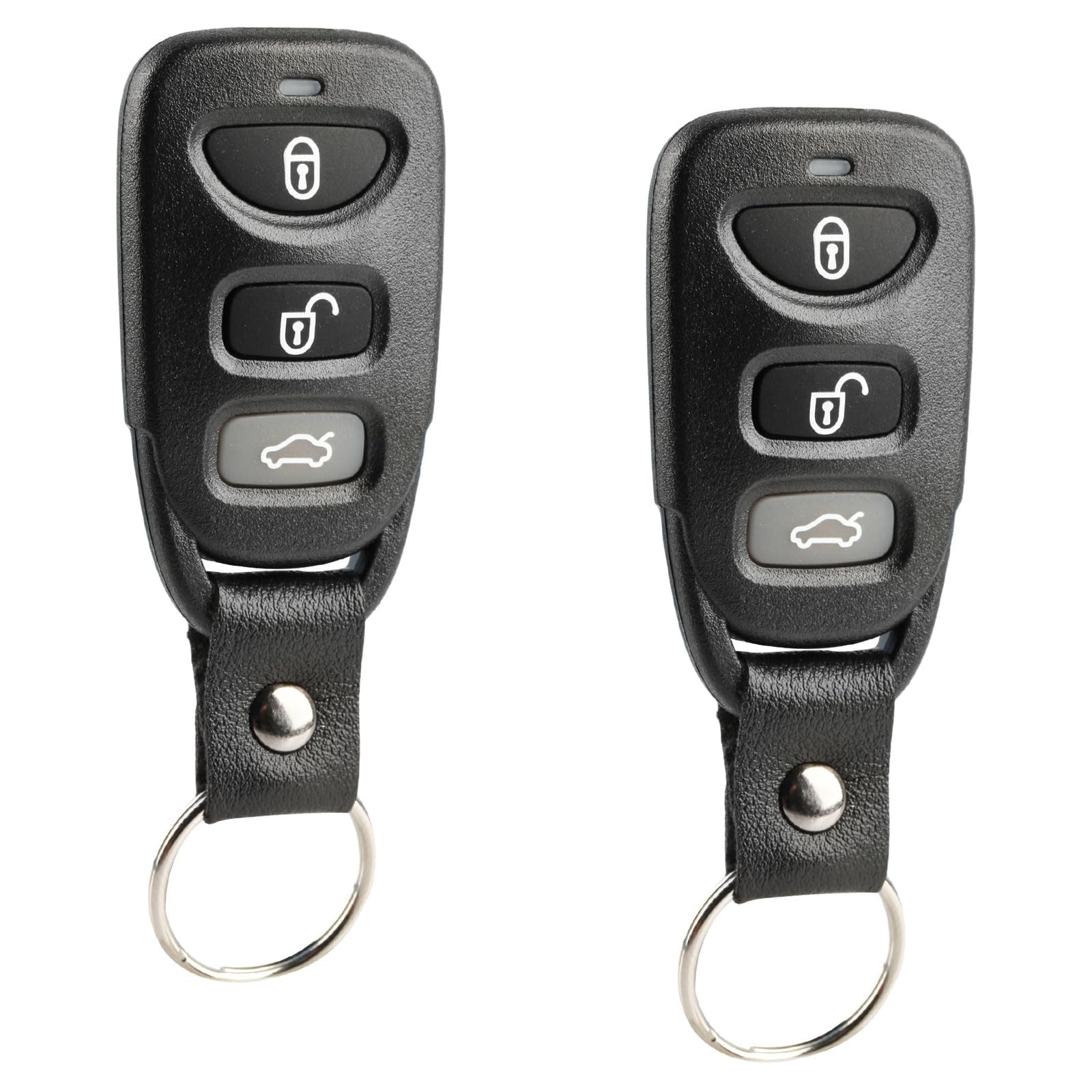 Car Key Fob Keyless Entry Remote fits 2007-2010 Hyundai Elantra / 2006-2010 Hyundai Sonata (OSLOKA-310T), Set of 2