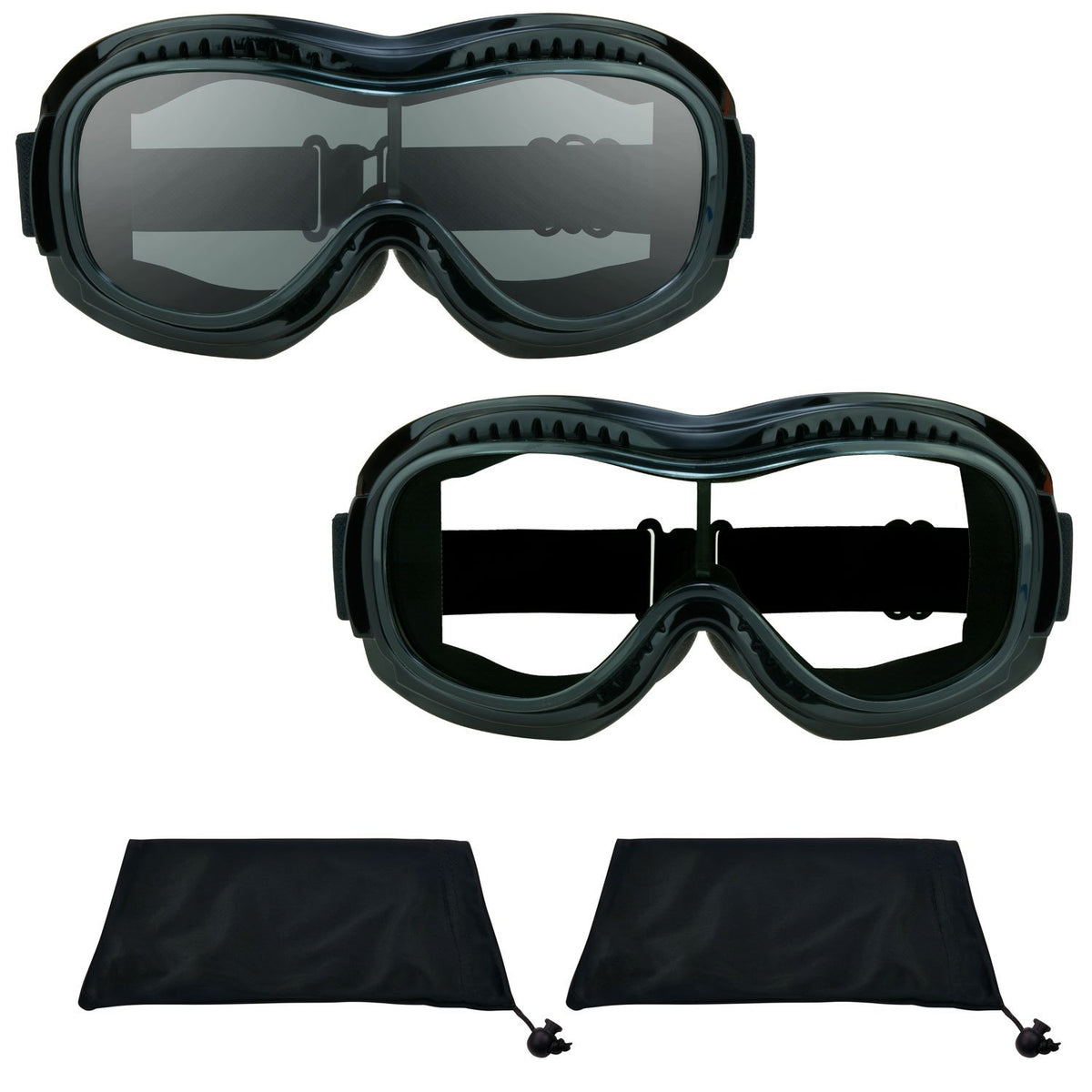Bikershades Fit Over Goggles For Eye-Glasses Smoke Clear Motorcycle Riding Cycling Skiing Sky Diving Outdoor Work