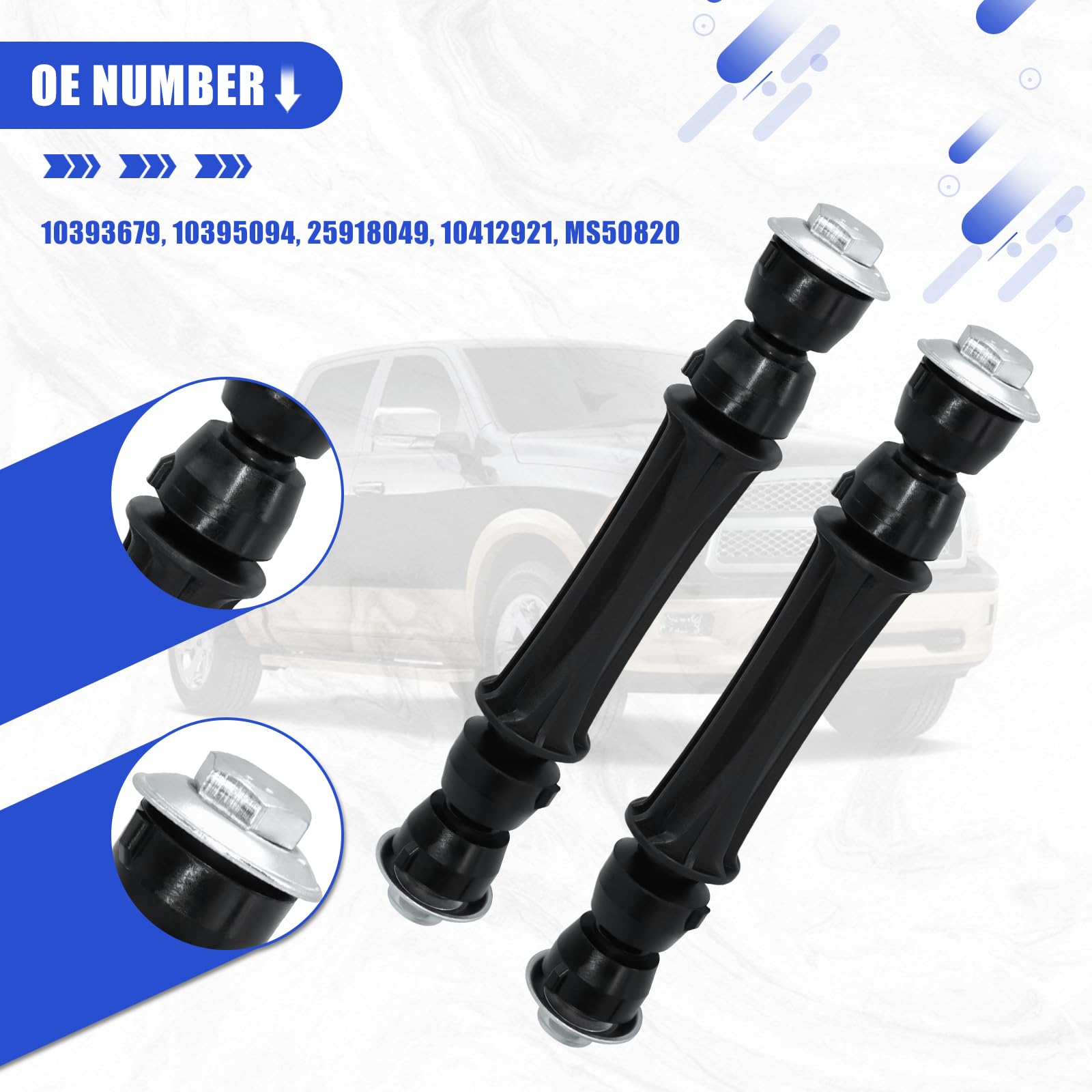 HAWK BROTHER 12pcs Suspension Front Control Arms Ball Joints Sway Bar Tie Rod End Link Replacement for 2007-2015 Silverado1500 S