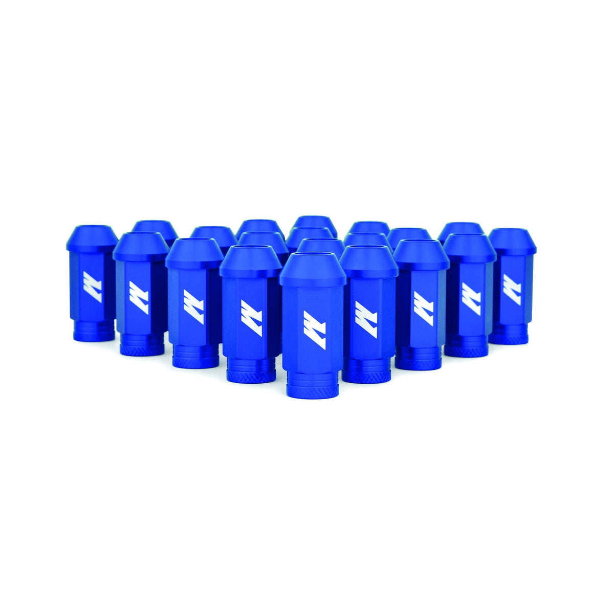 Mishimoto - Mmlg-15-Lockbl Aluminum Locking Lug Nuts, M12 X 1.5, Blue