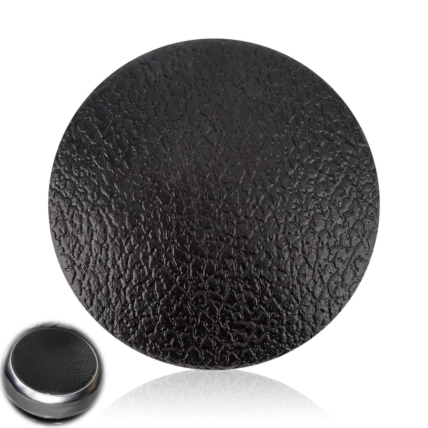PEUTIER Shift Shifter Knob Cap, 1.65in Black Rubber Shifter Lever Knob Cover Car Accessory Compatible with 2011-2020 Dodge Carav