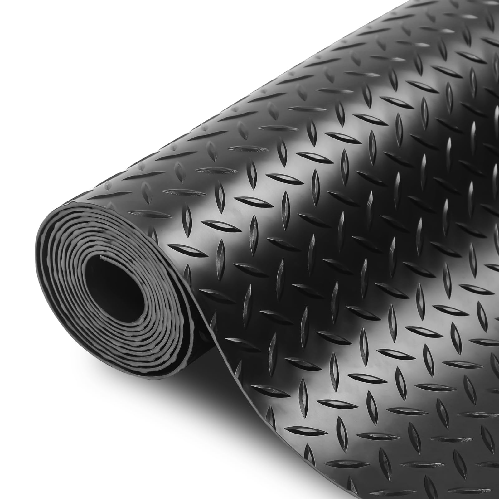 Seal 6 X 10 Ft Premium Garage Floor Mat, 2.8Mm Thickened Black Commercial Grade Heavy Duty Parking Mat For Garage Floor, Golf Ca