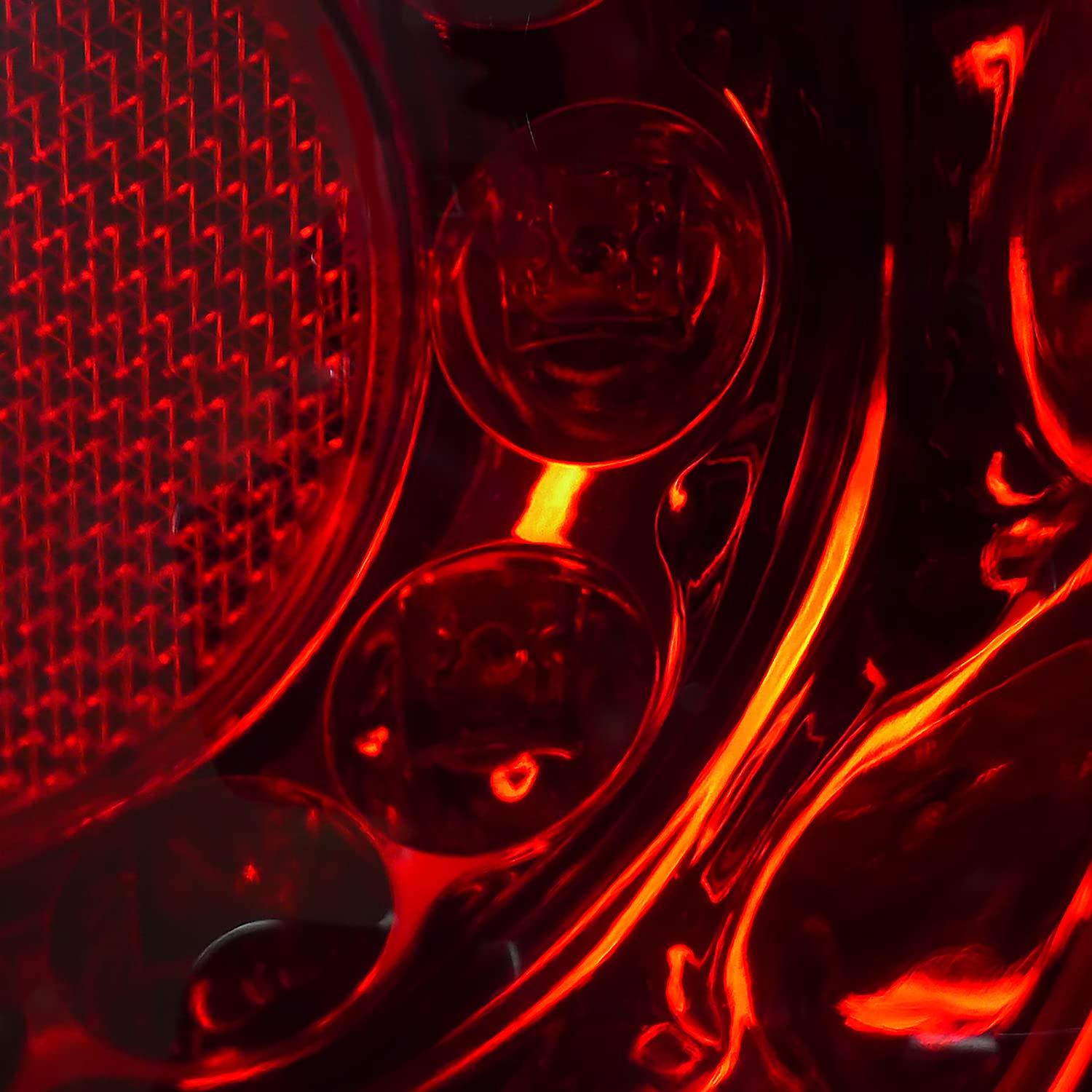 SPEC-D TUNING LED Tail Lights Brake Lamps Red Clear Lens Compatible with 2005-2010 Chevy Cobalt Coupe 2 Door, Left + Right Pair Assembly