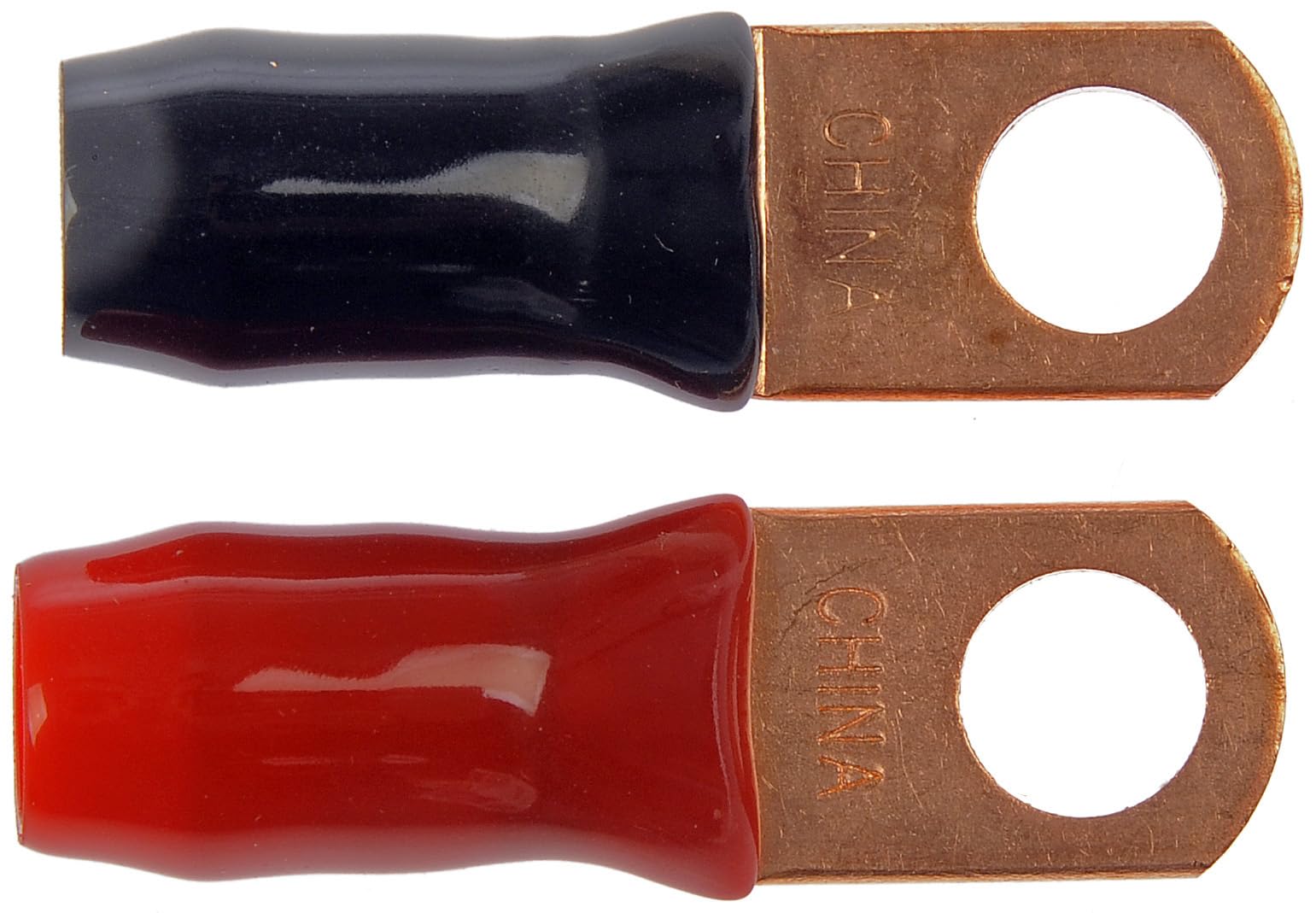 Dorman 86184 2 Gauge 3/8 In. Copper Ring Lugs With Insulation, 2 Pack Universal Fit