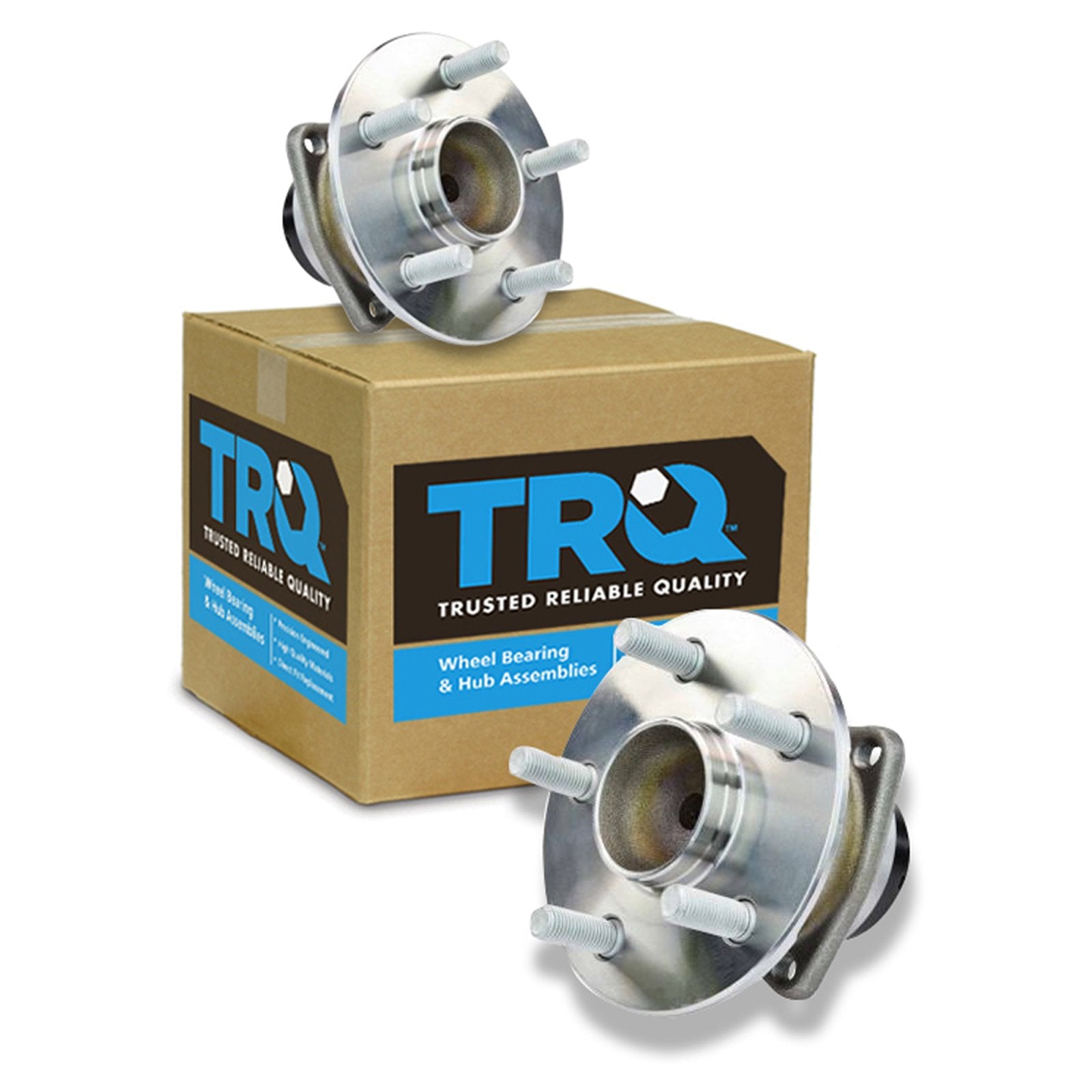 Trq Rear Wheel Hub Bearings Assembly Set Compatible With 2003-2008 Pontiac Vibe Toyota Corolla Matrix 2004-2009 Prius