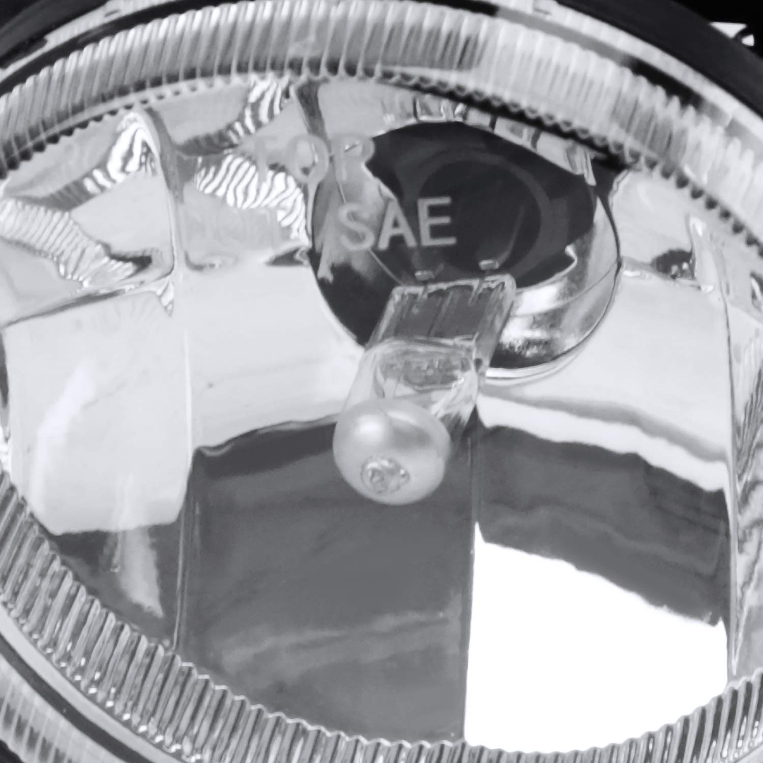 SPEC-D TUNING Clear Driving Fog Lights +Bulbs Compatible with 1999-2002 Dodge Ram Sport Package 1500 2500 3500 L+R Pair Assembly