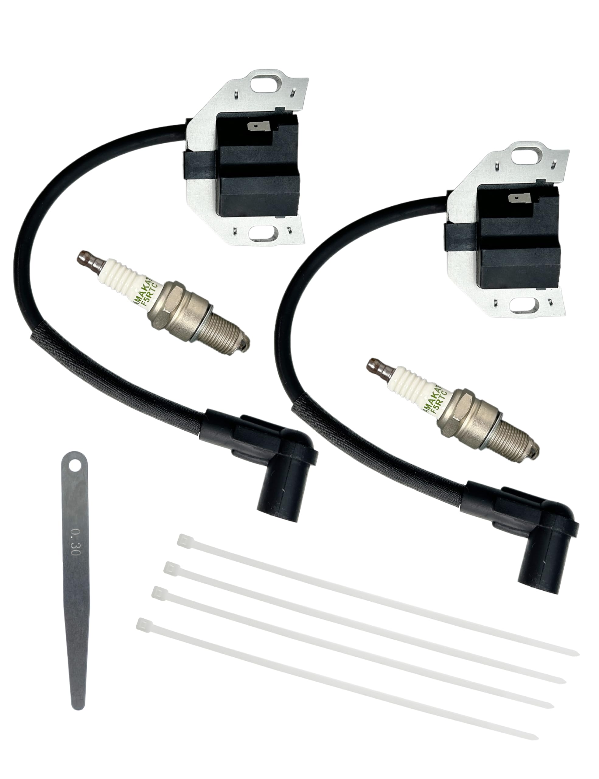YAMAKATO 21171-0743 Ignition Coil for Kawasaki John Deere X300 Toro Zero Turn with FR651V FR691V FX751V FX801V FX850V FR600V Law